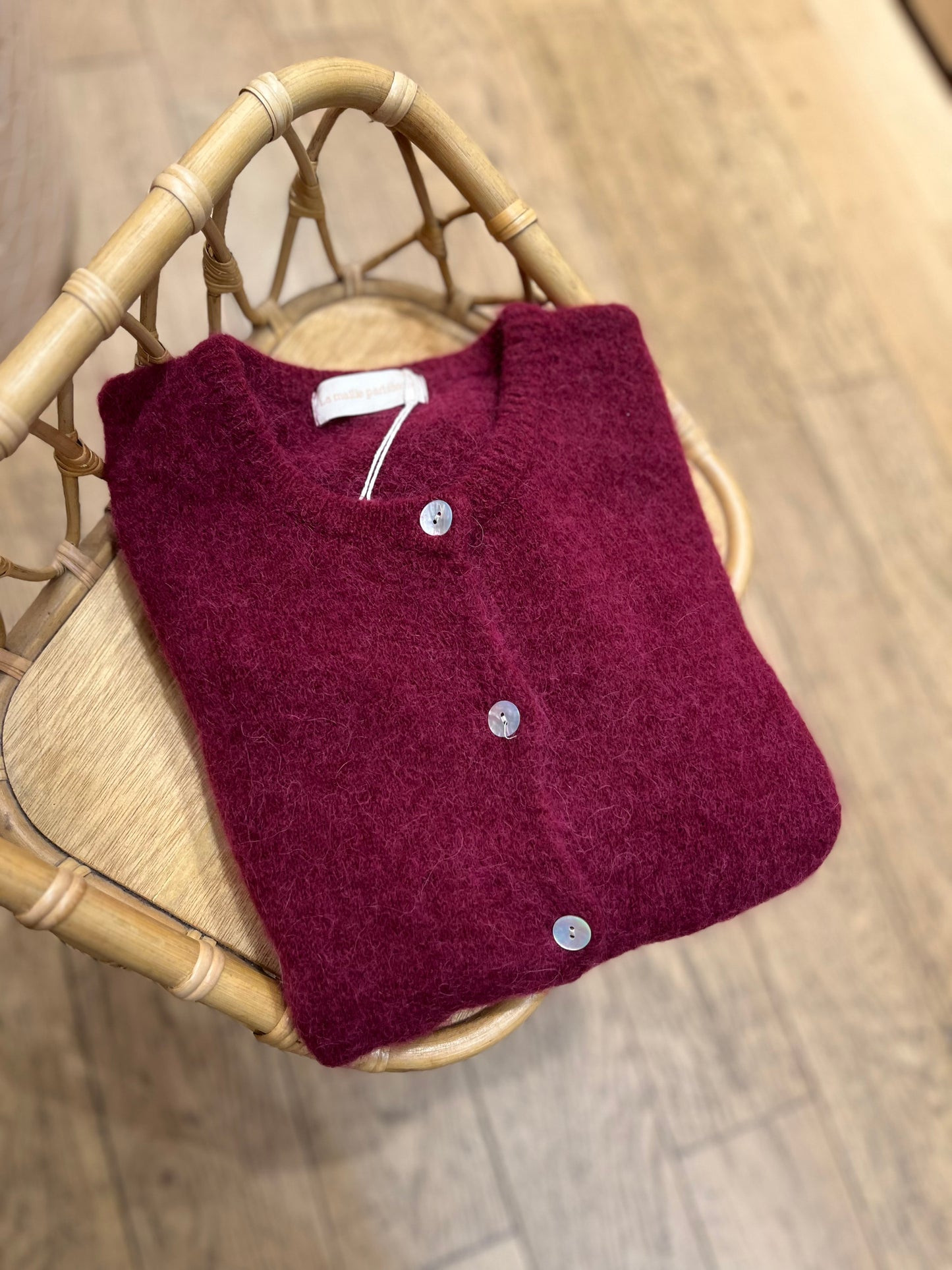 Gilet sans manches MARTA bordeaux