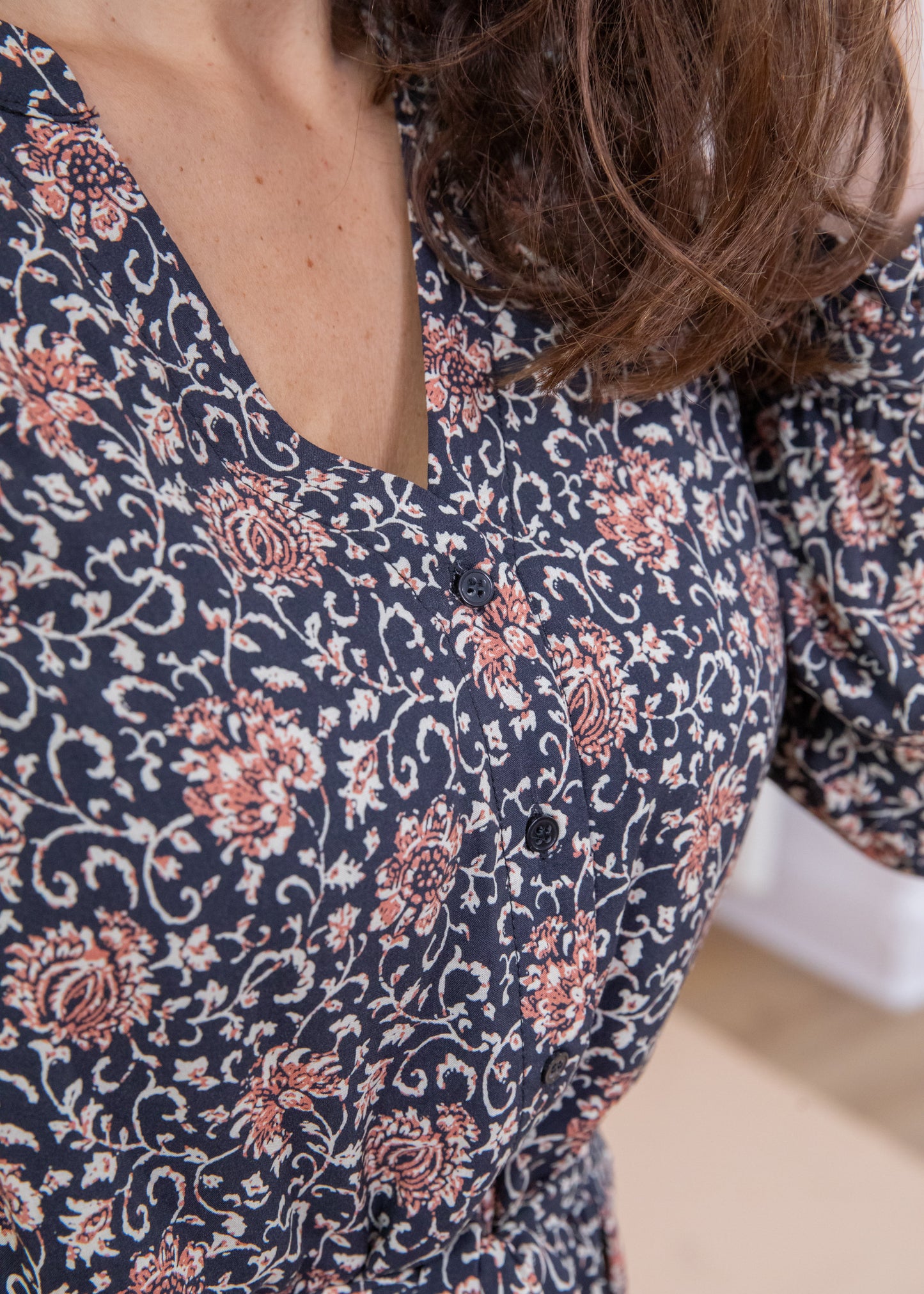 Robe courte CHANTILLY noire