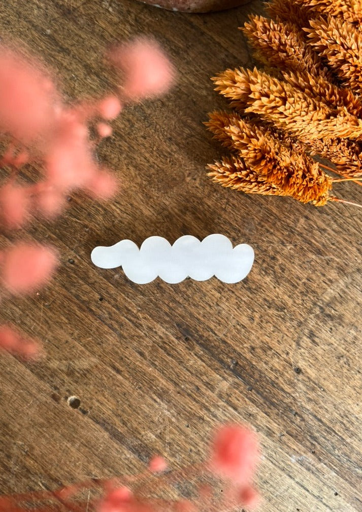 Barrette CLOUD pearl