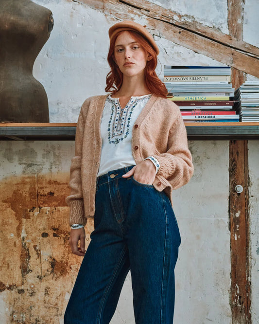 Blouse CARIMA brodée