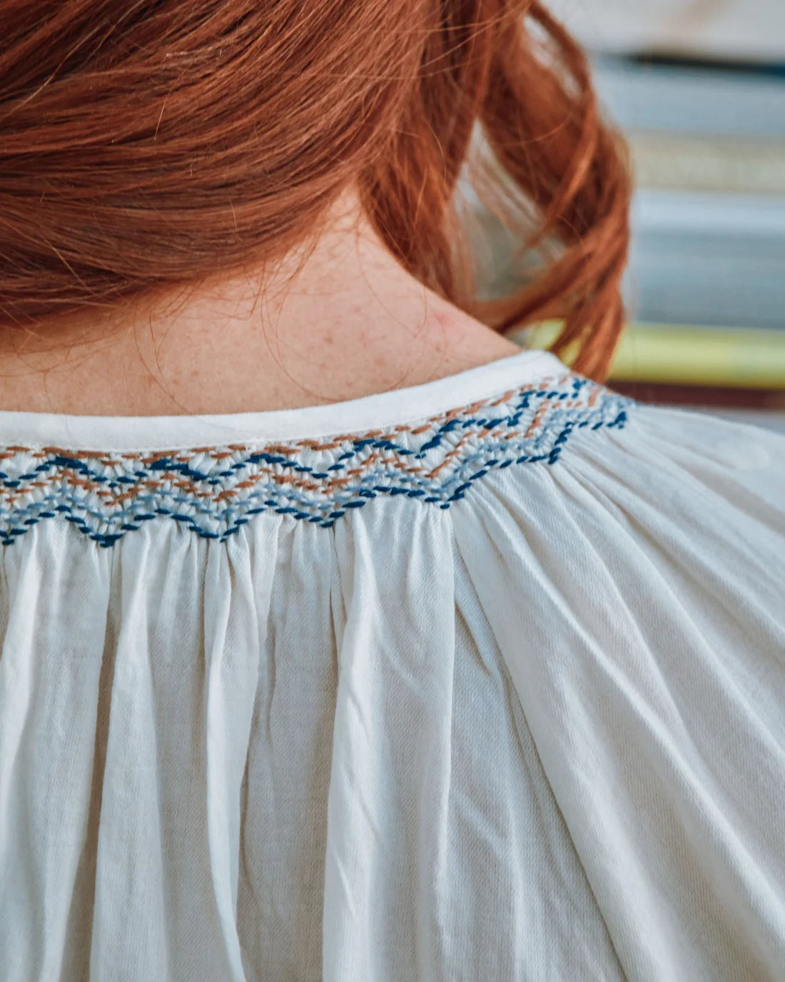 Blouse CARIMA brodée