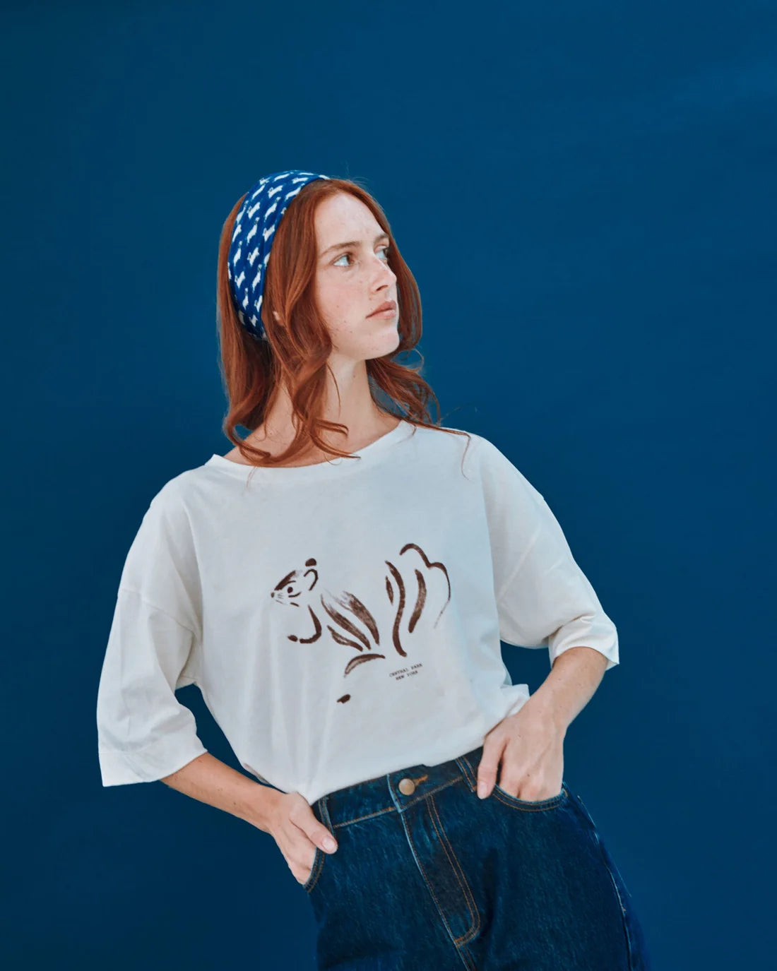 Foulard DOG bleu