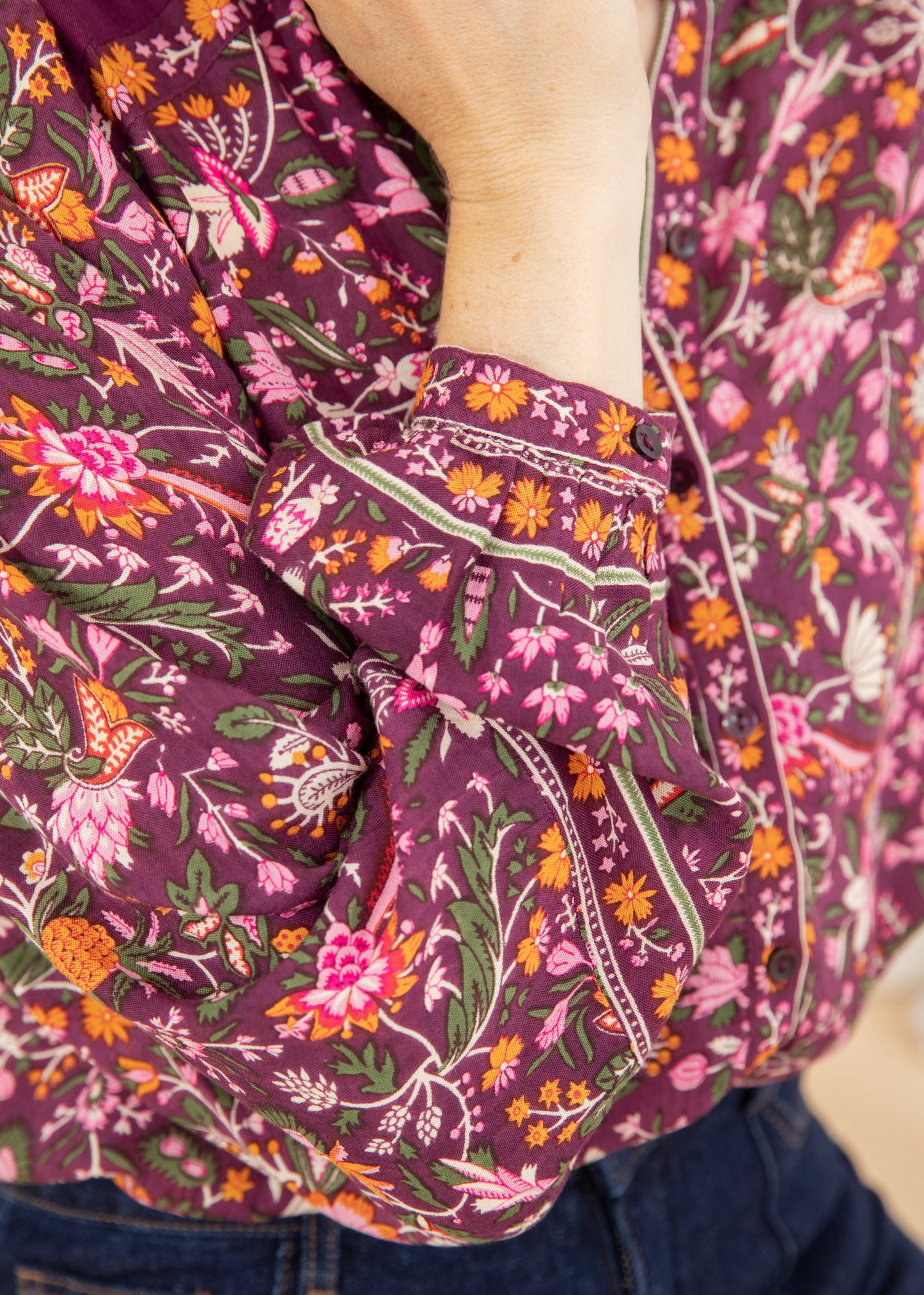 Chemise PEROU aubergine