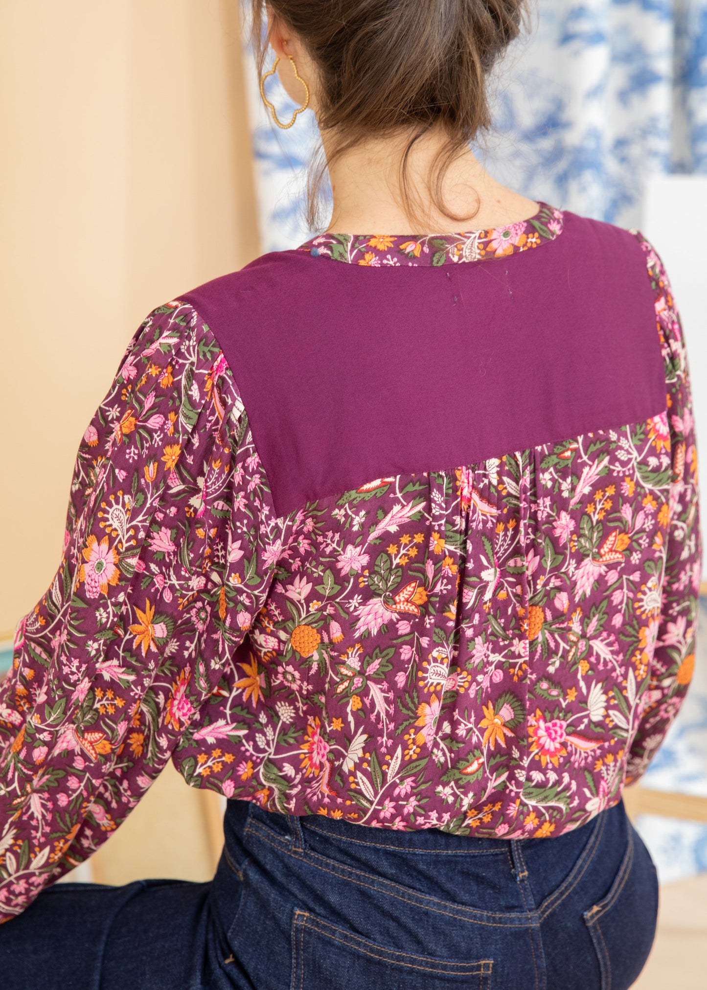 Chemise PEROU aubergine