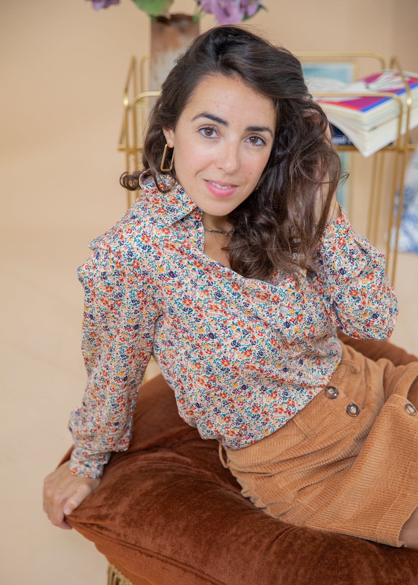Chemise MARTINE fleurs