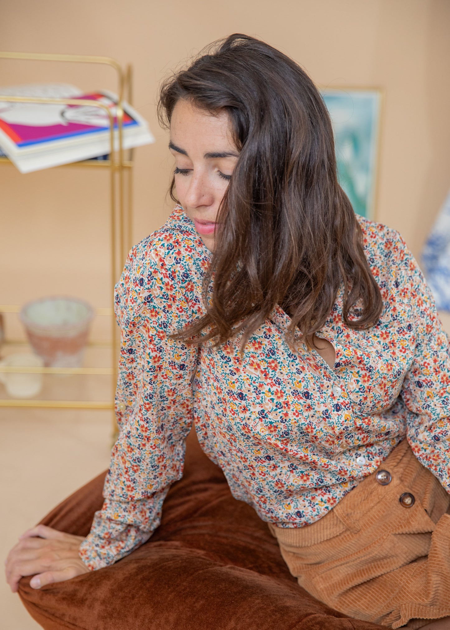 Chemise MARTINE fleurs