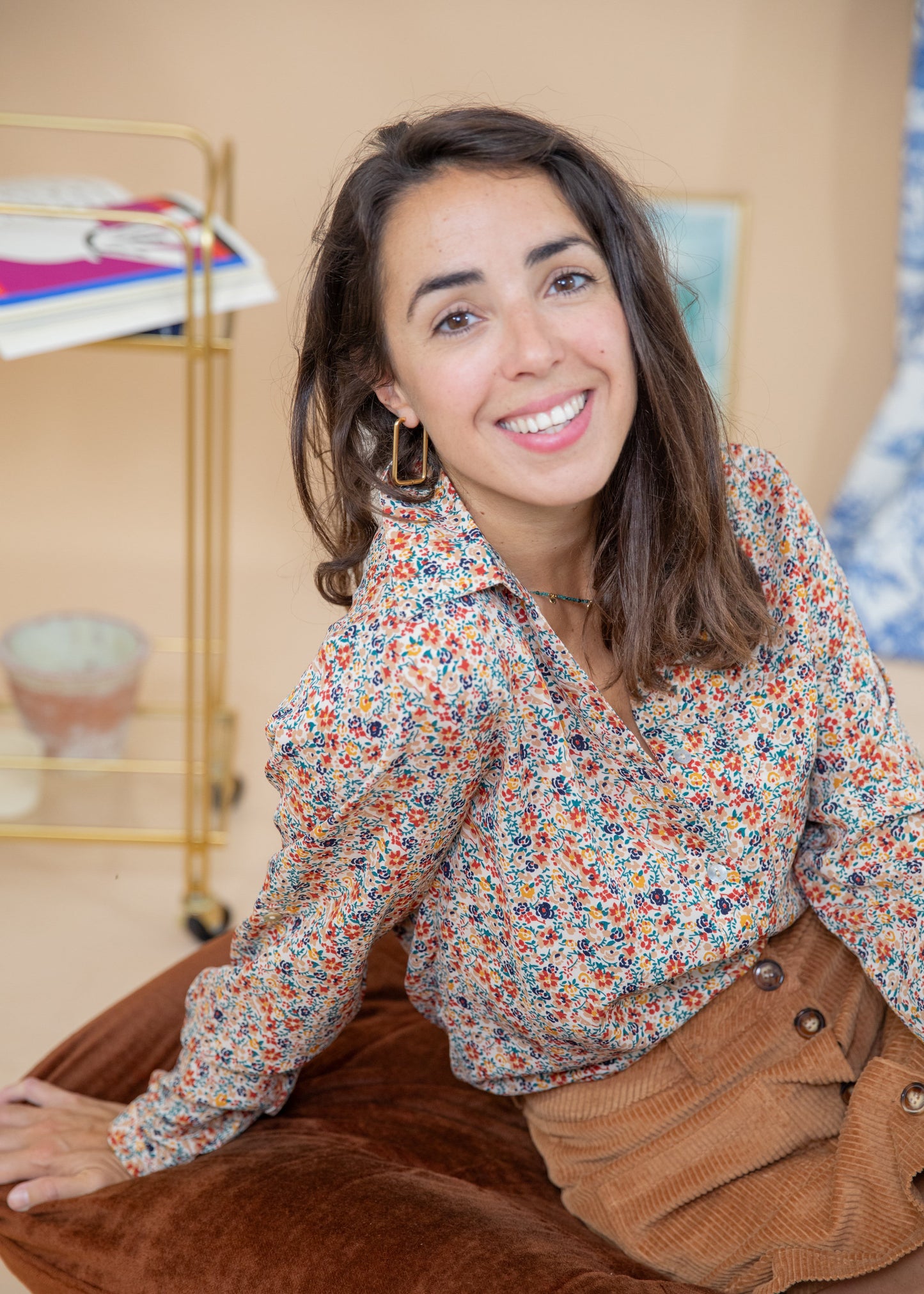 Chemise MARTINE fleurs