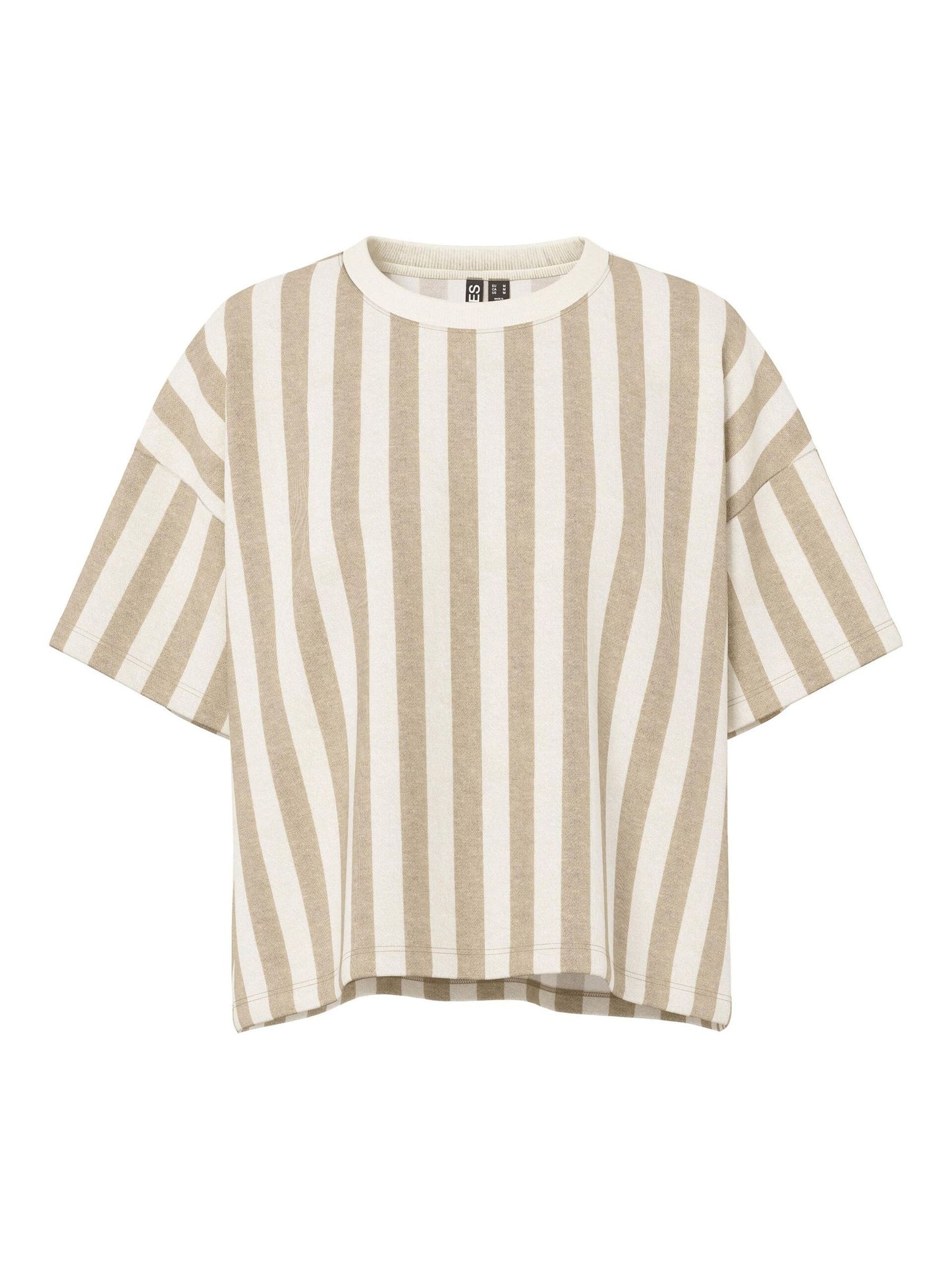 Sweat CHILLI rayé beige