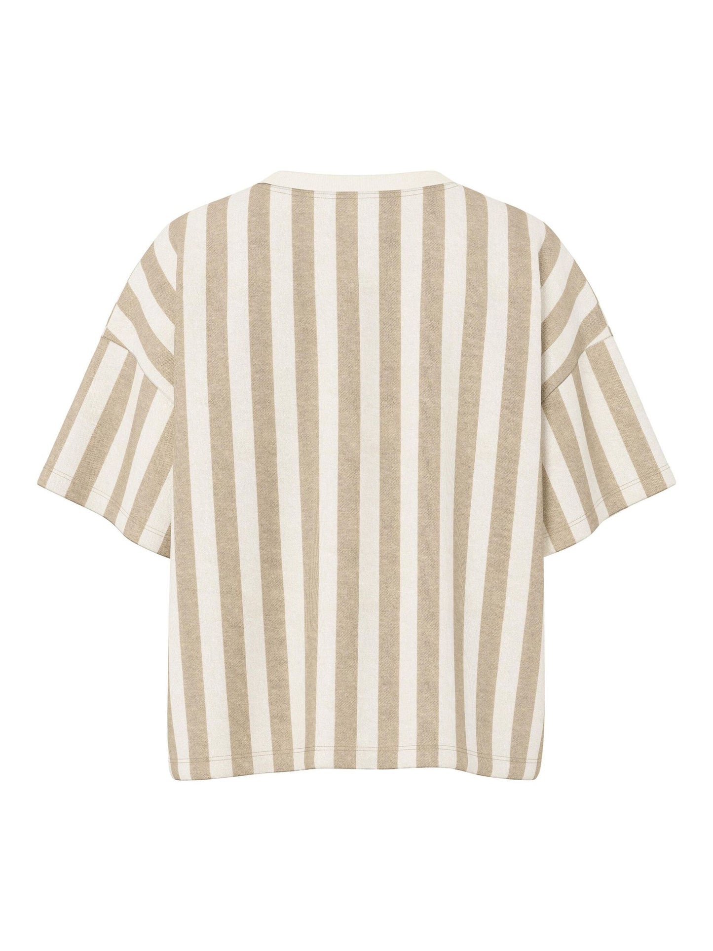 Sweat CHILLI rayé beige