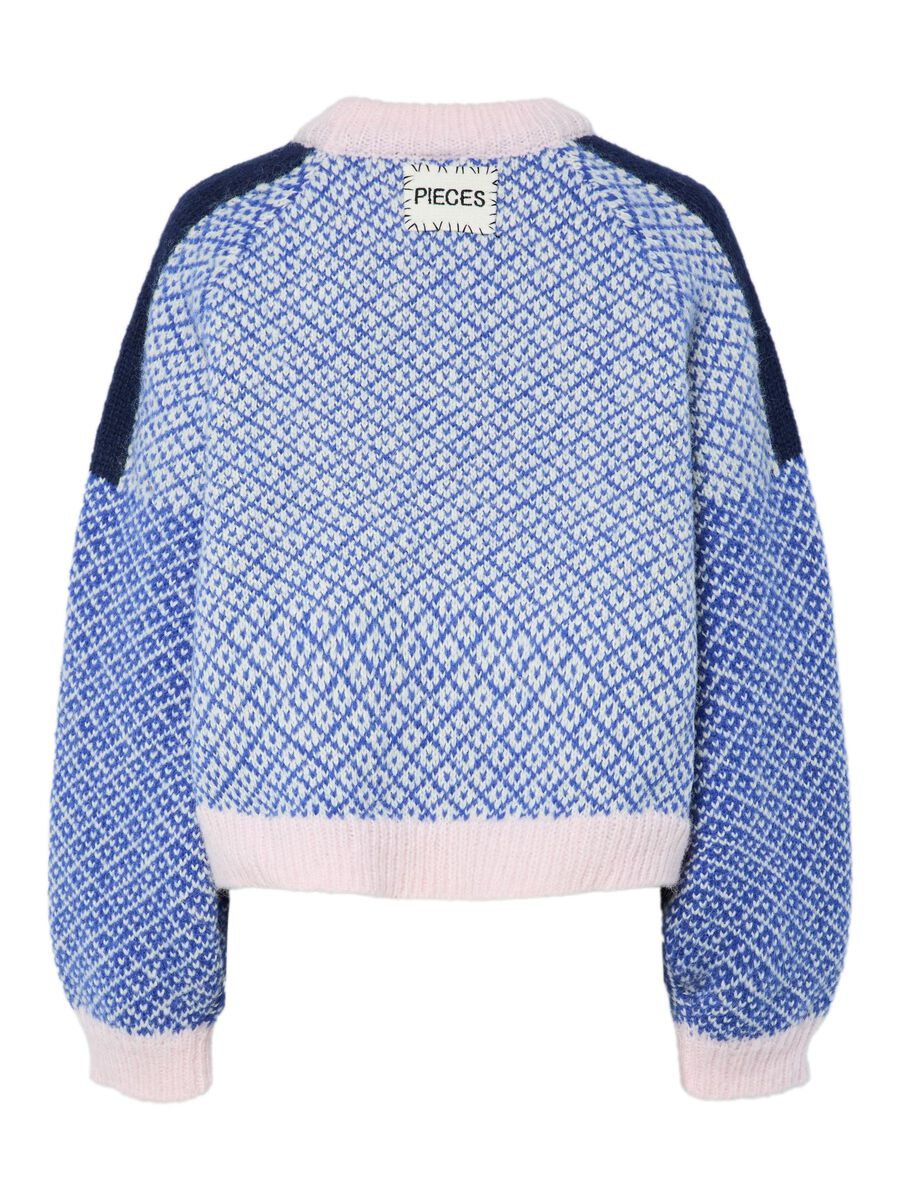 Pull REMIX bleu/rose