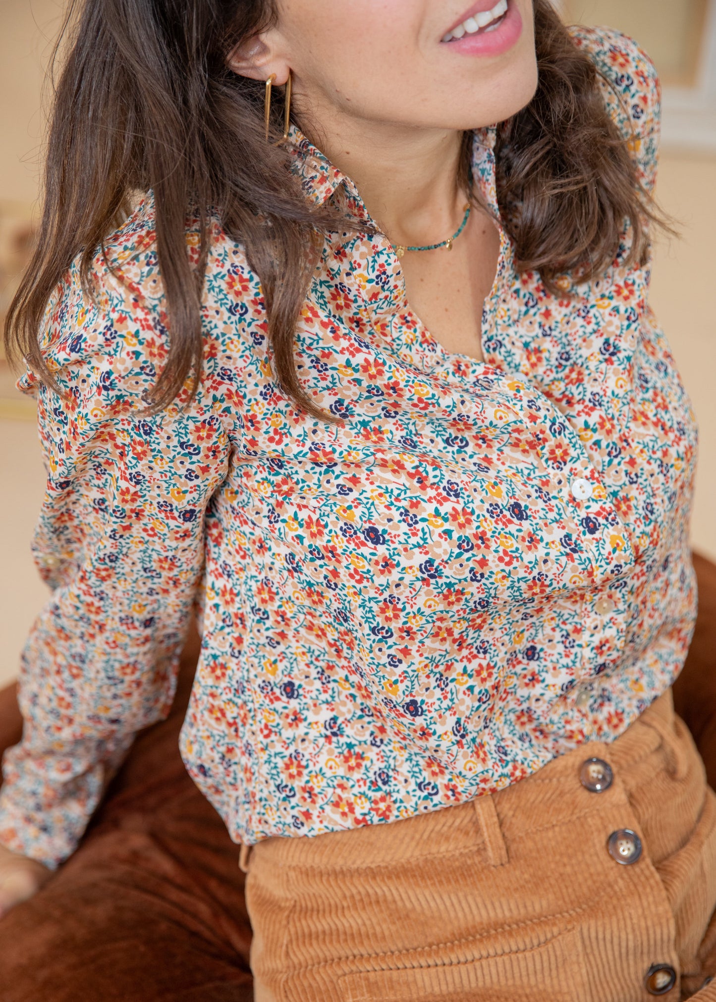 Chemise MARTINE fleurs