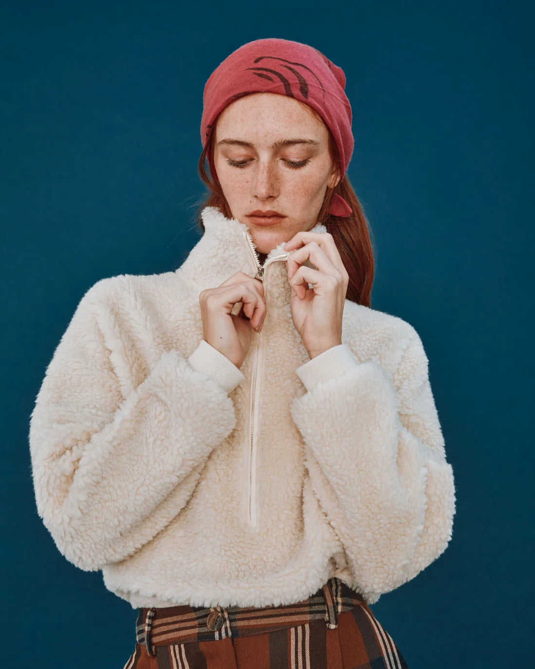 Foulard SQUIRREL écureuil rose