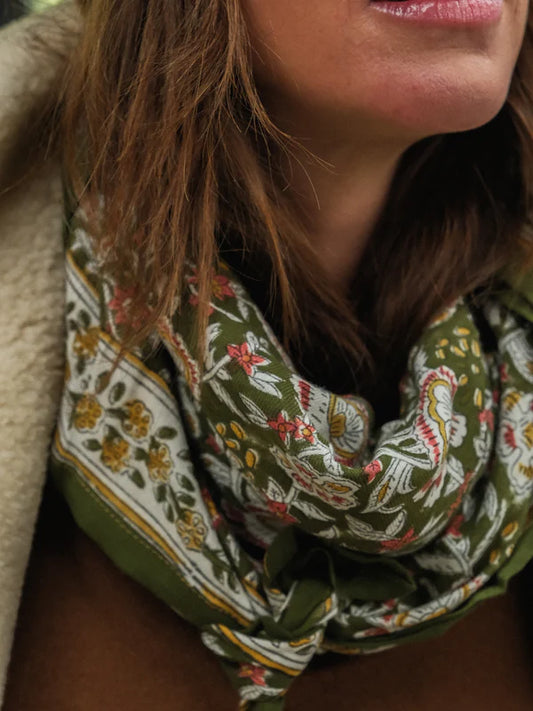 Foulard NEW DELHI vert