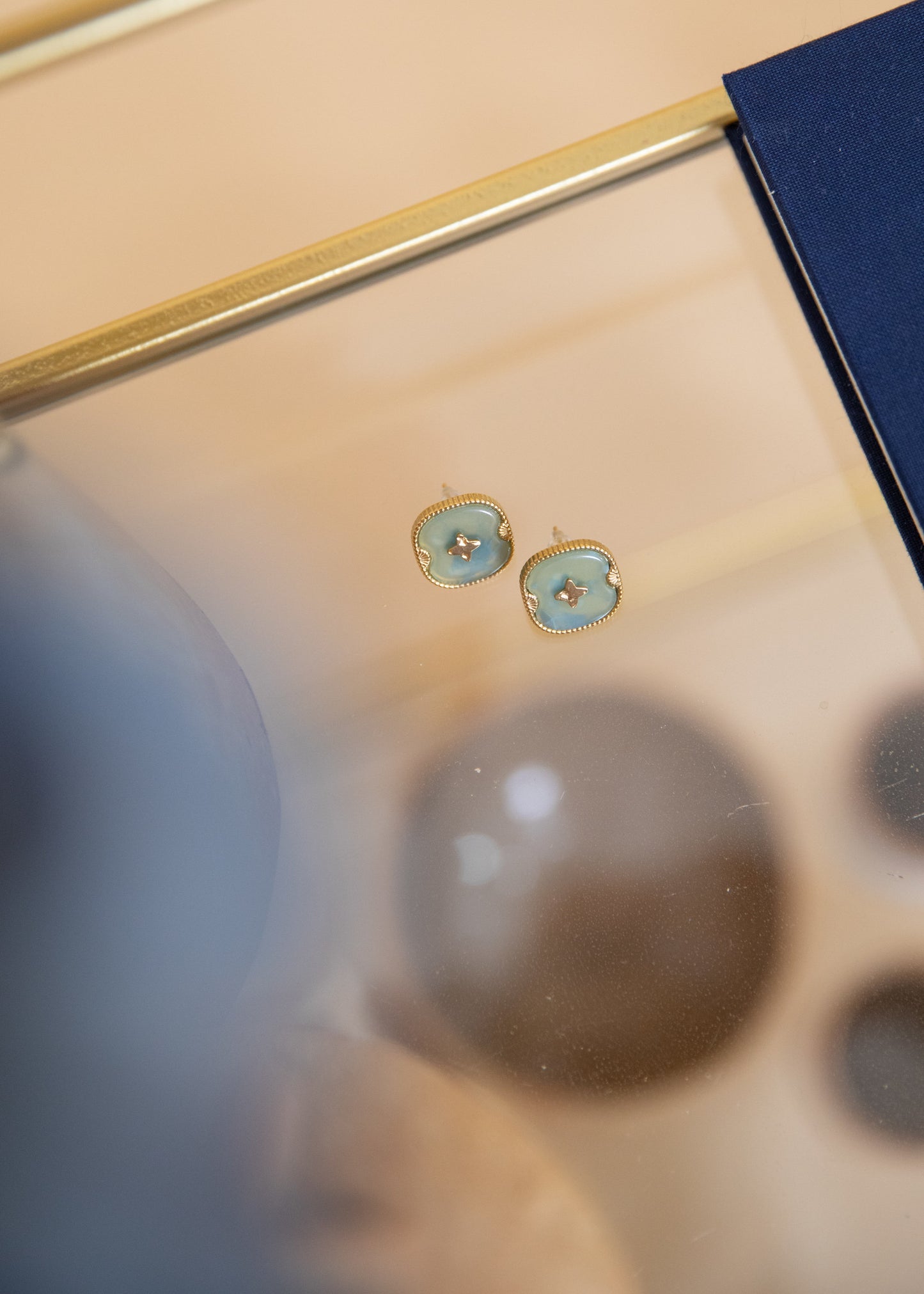 Boucles d'oreilles DEVON ciel
