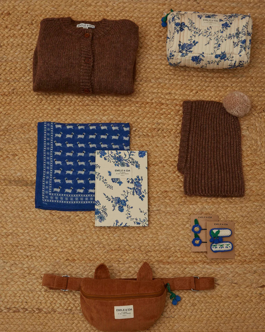 Foulard DOG bleu