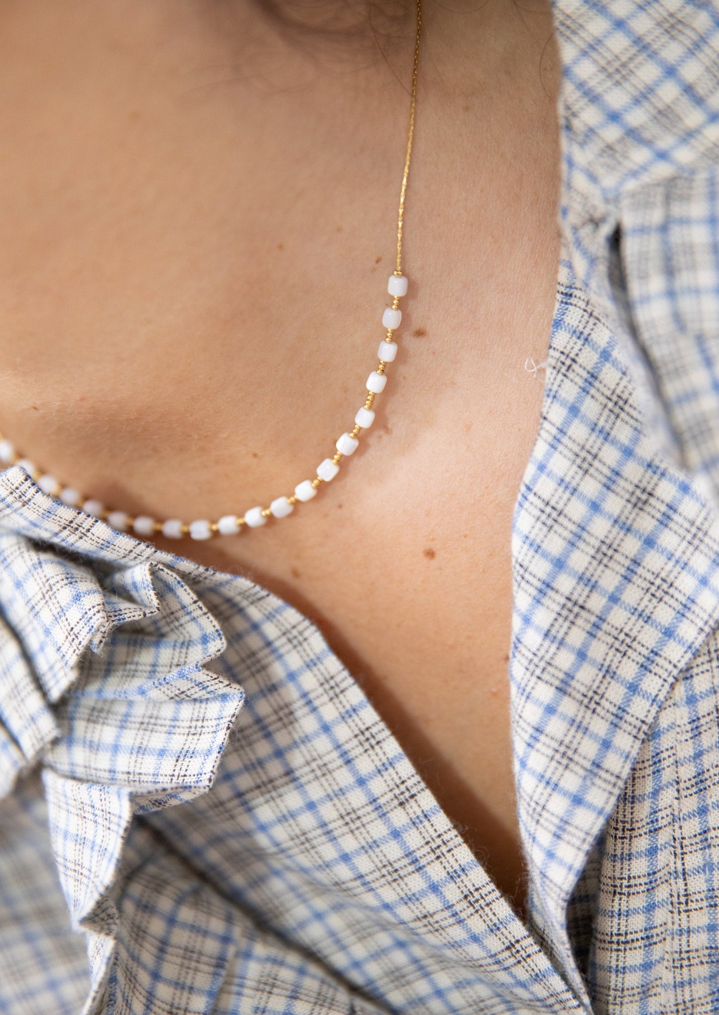 Collier JUSTINE nacre