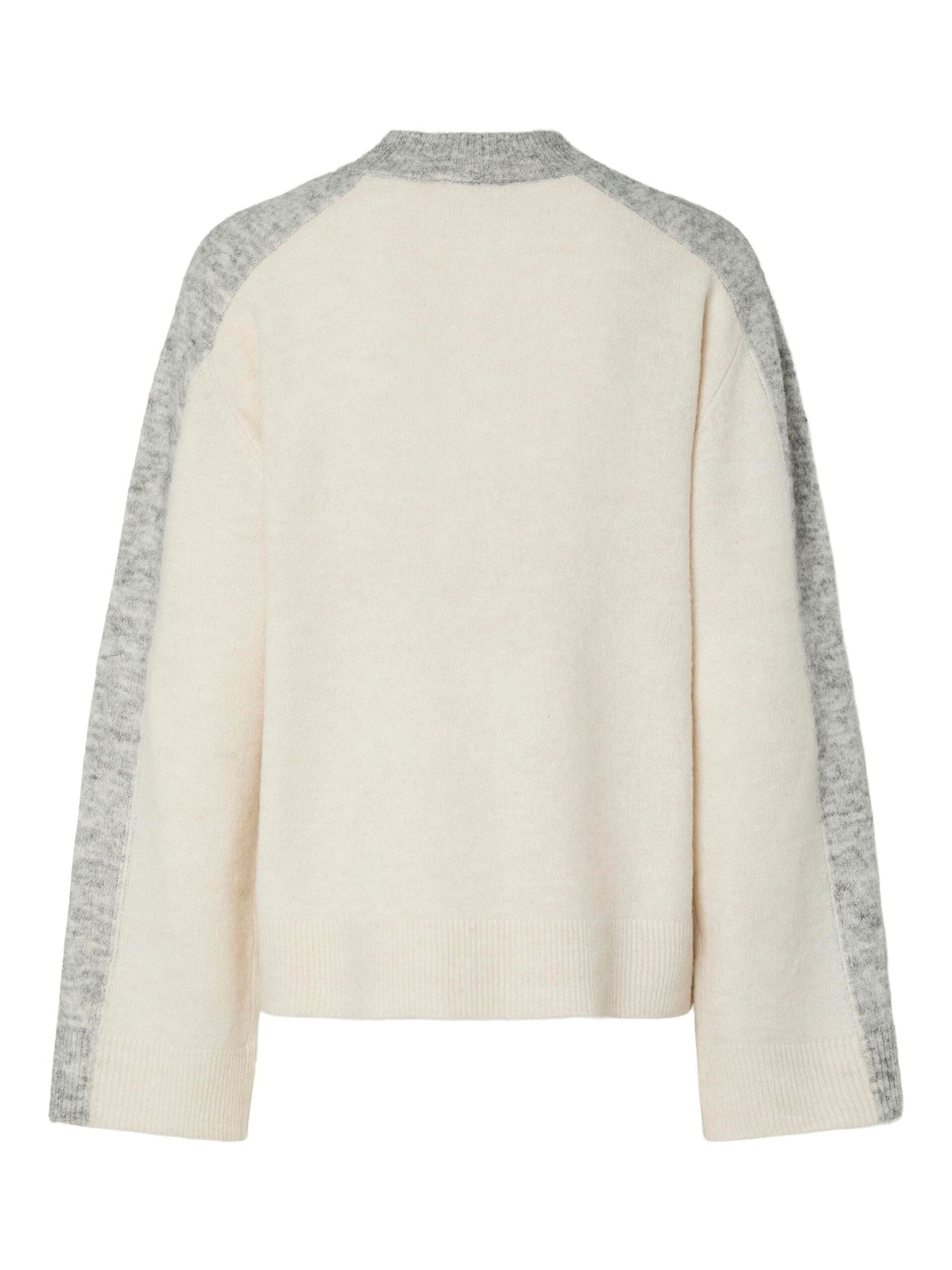 Pull VIVIO gris/écru