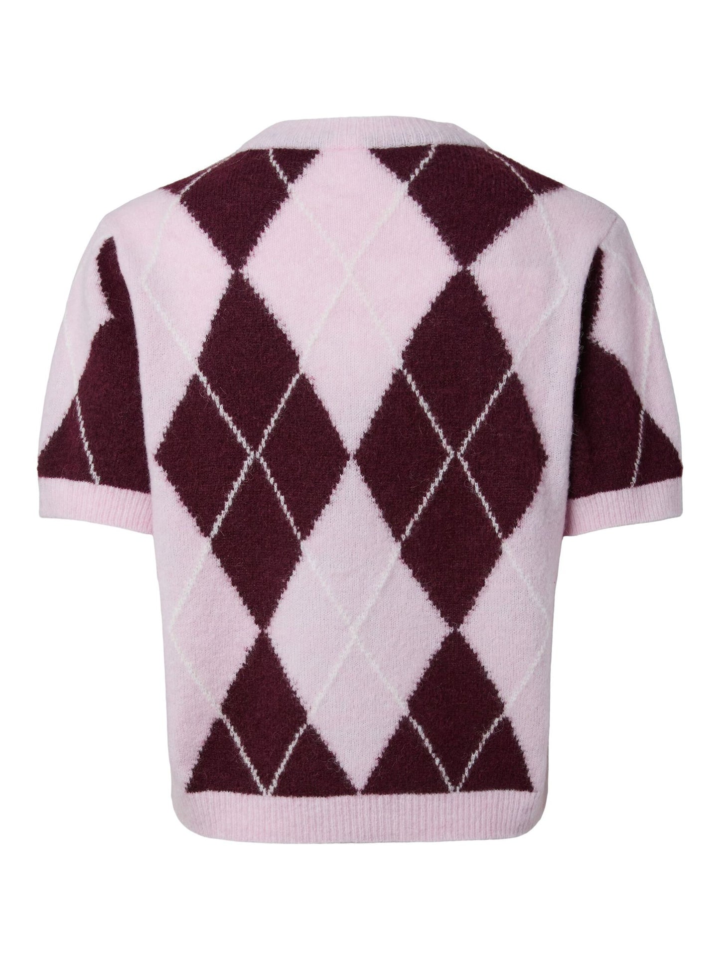Pull JOHI rose/bordeaux
