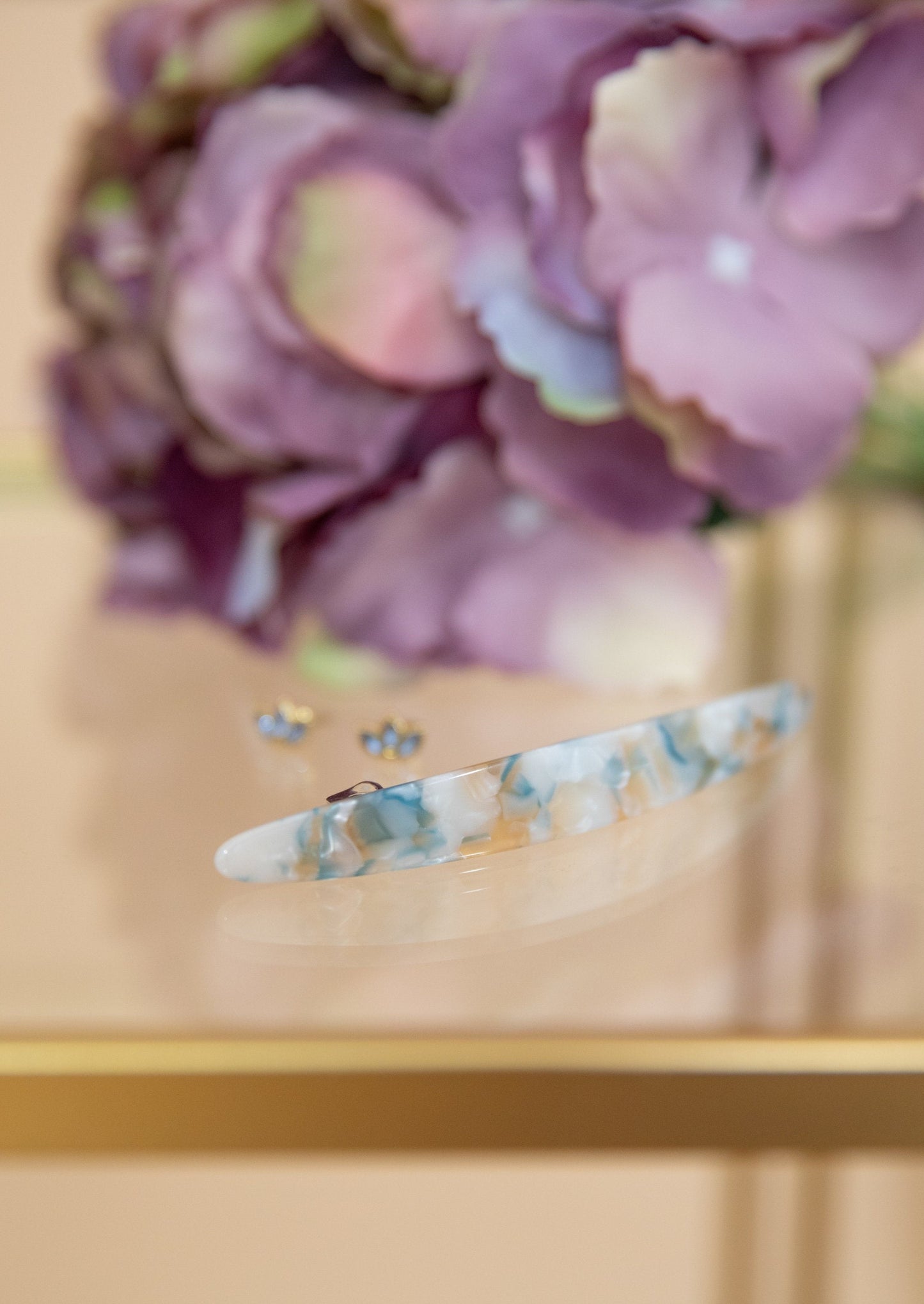 Barrette DEVINE bleu