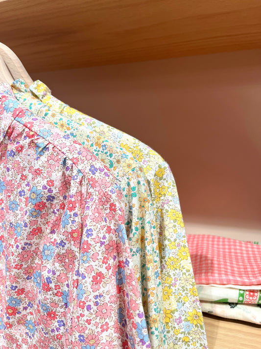 Chemise LOUISE liberty verte