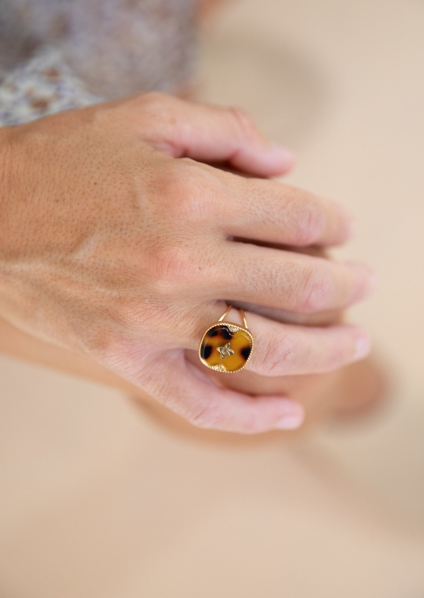 Bague DEVON léopard