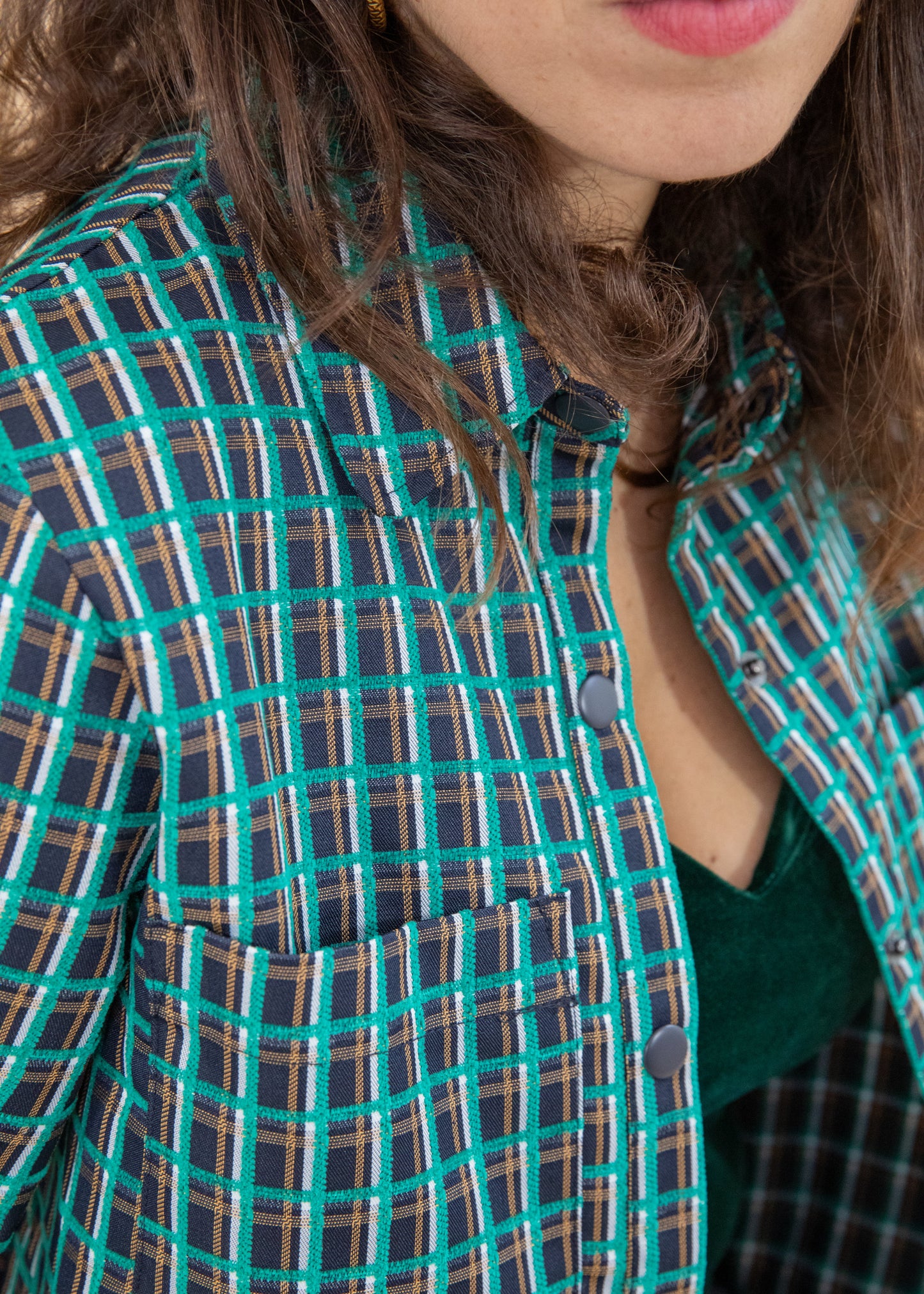 Veste LINDA carreaux