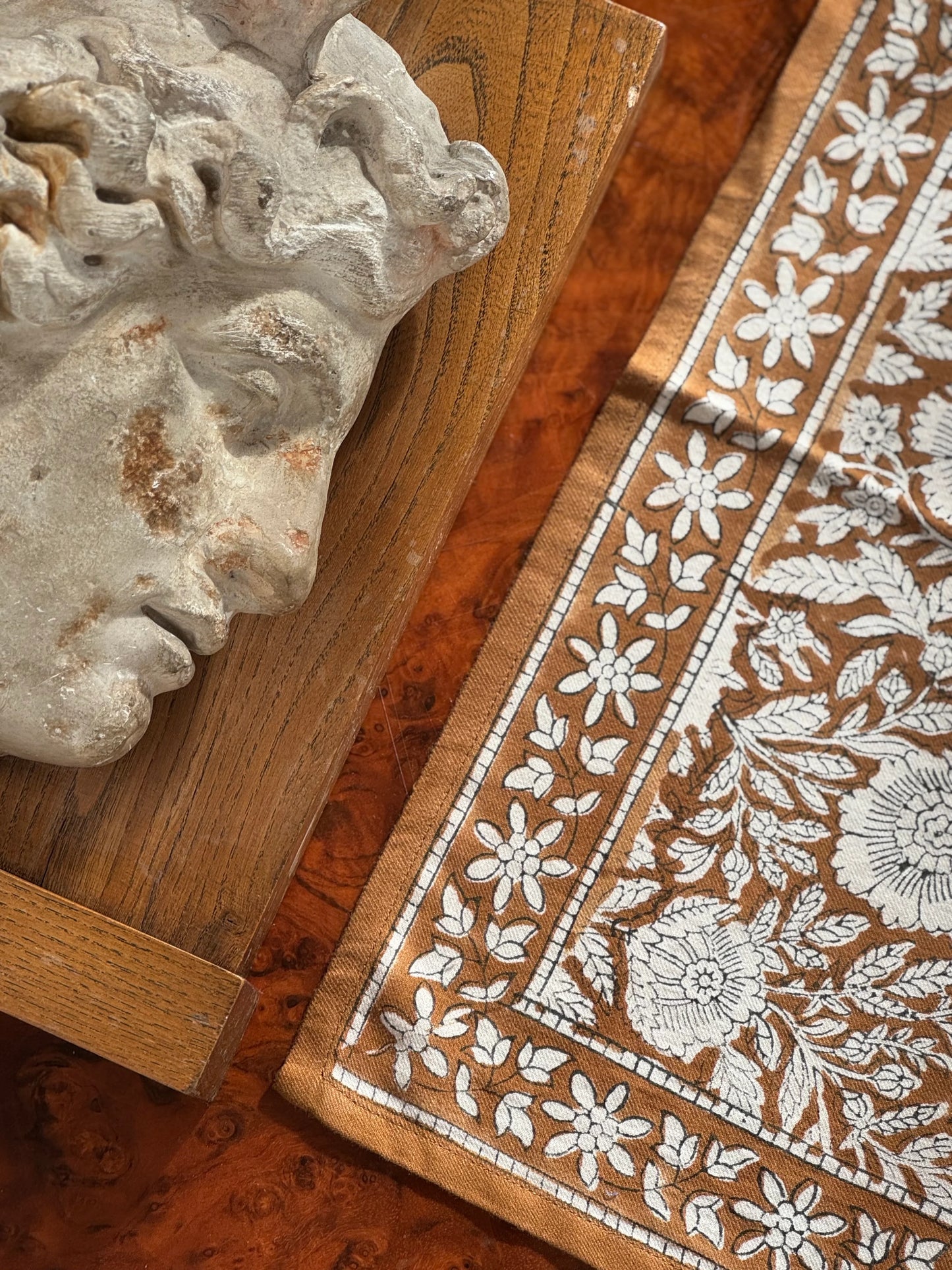 Petit foulard ANTIOCHE havane