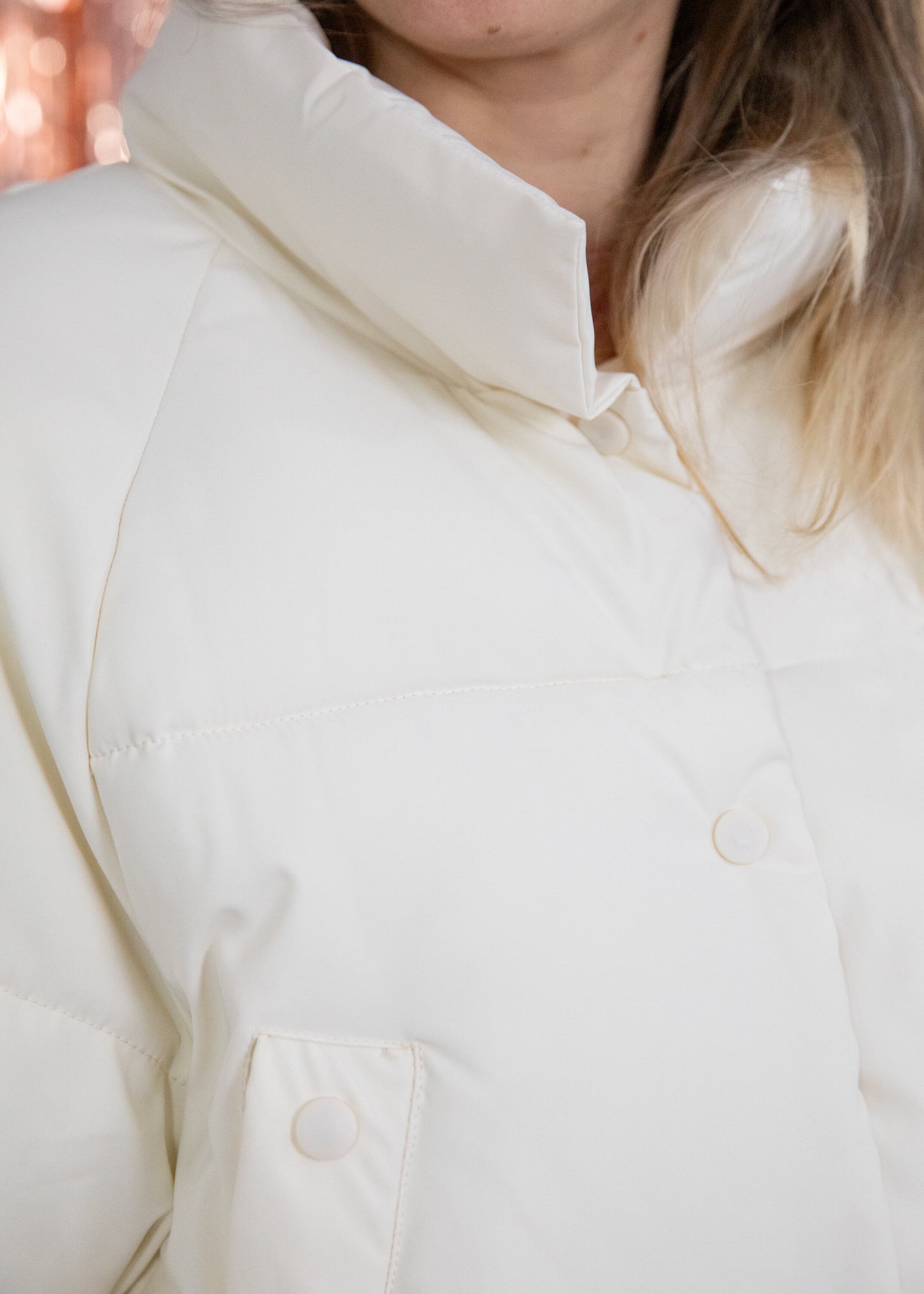 Doudoune longue TALIA blanc