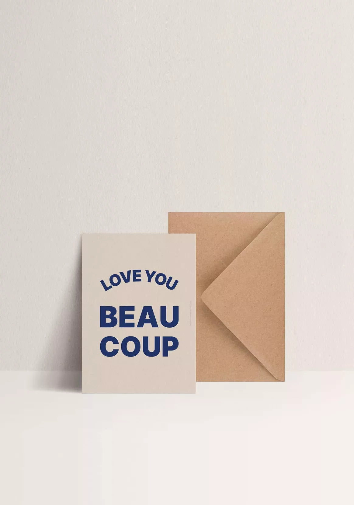 Carte LOVE YOU BEAUCOUP