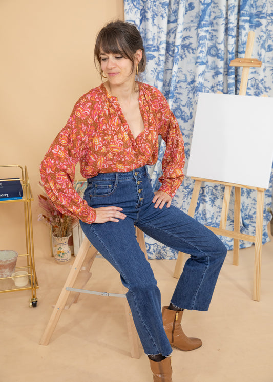 Blouse PENELOPE camel