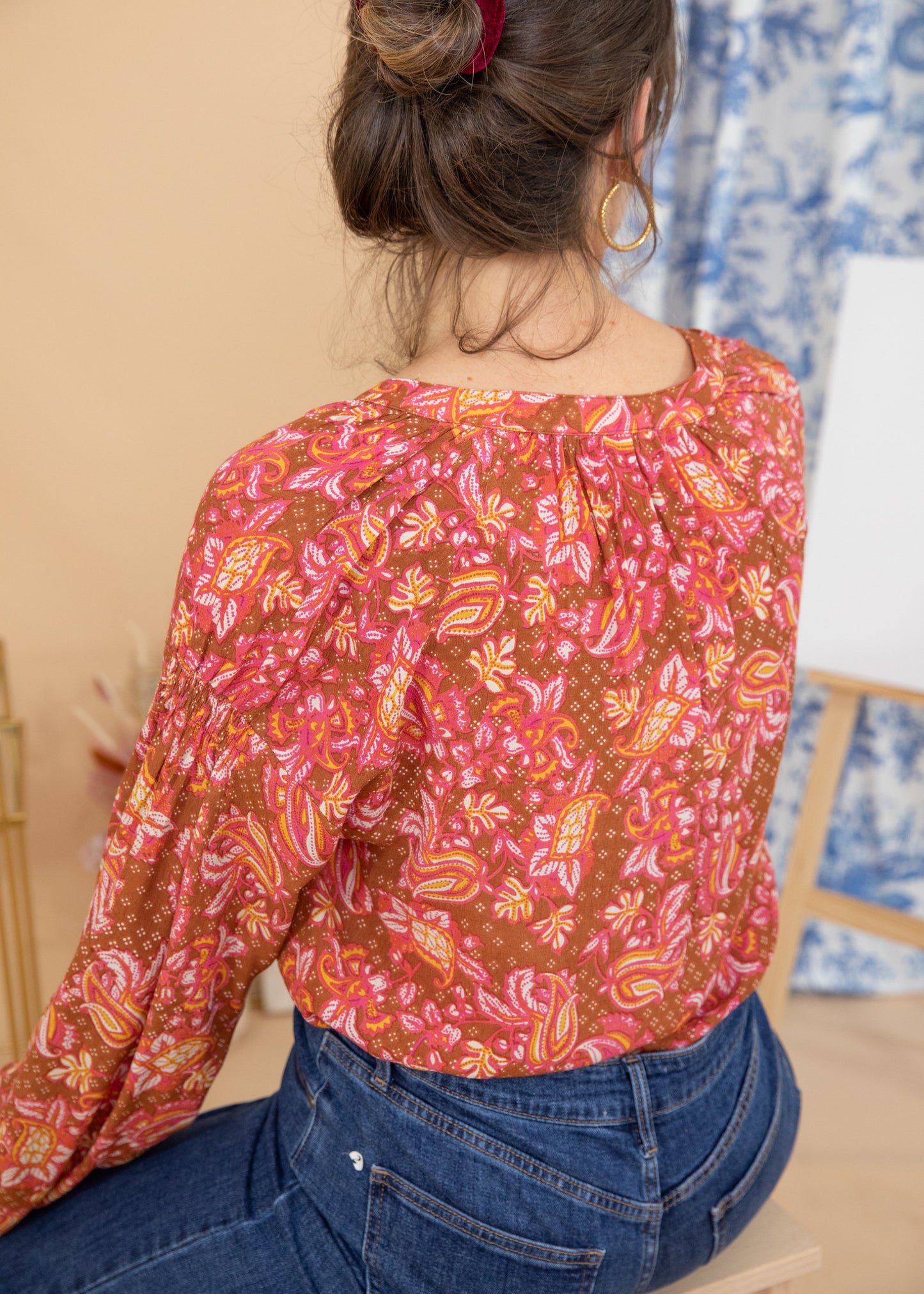 Blouse PENELOPE camel