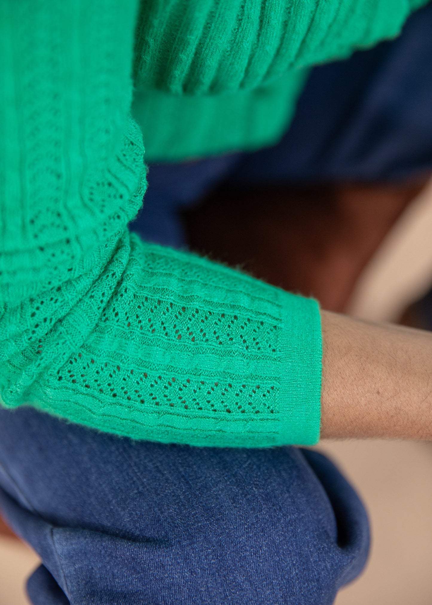 Pull DEBORAH vert foncé