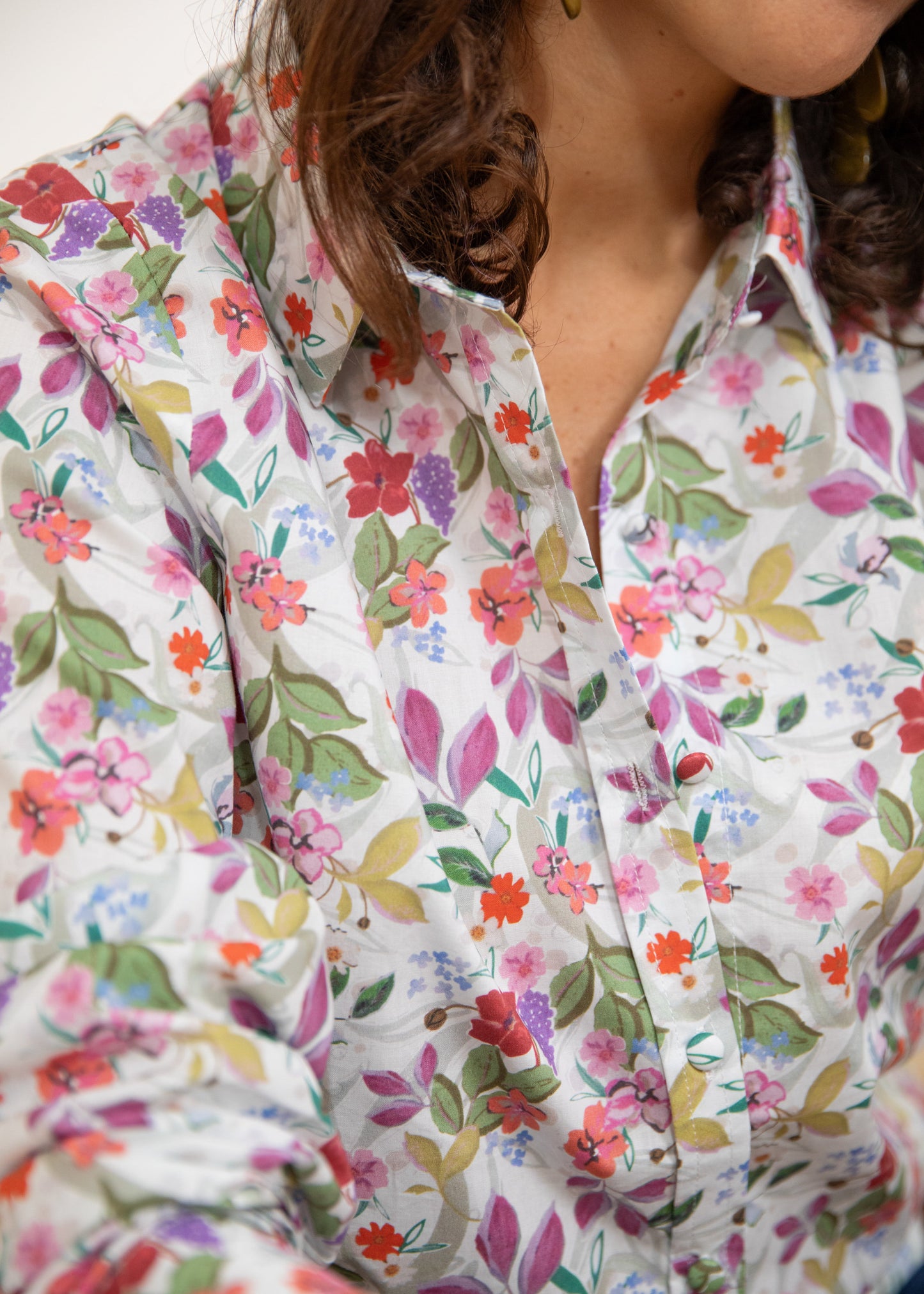 Chemise EUGENIE fleurs