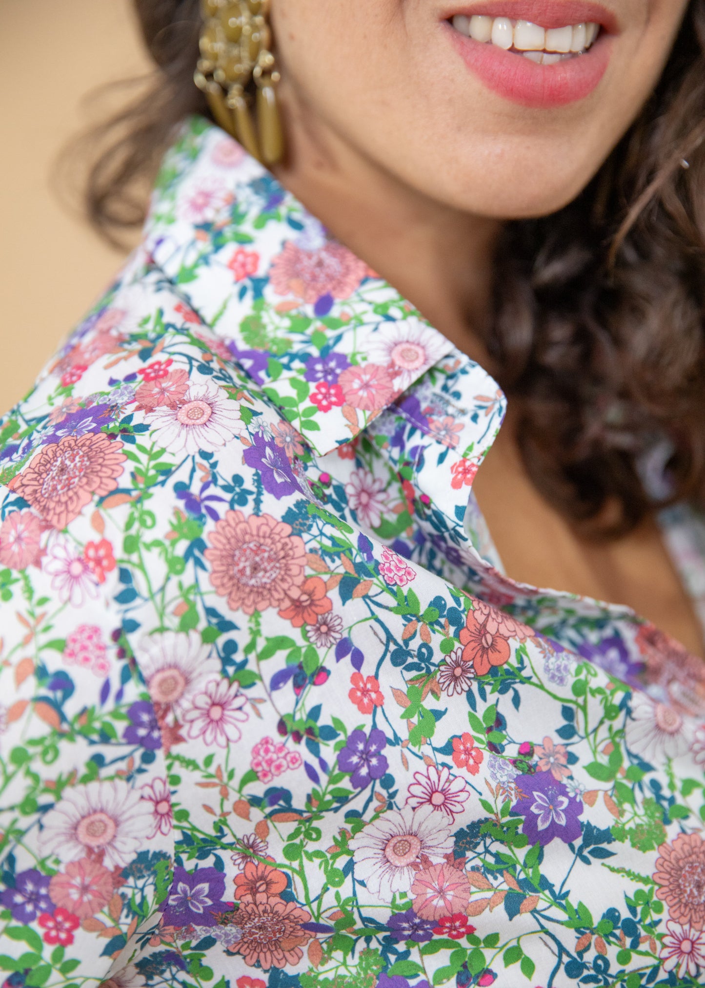 Chemise AGATHE fleurs