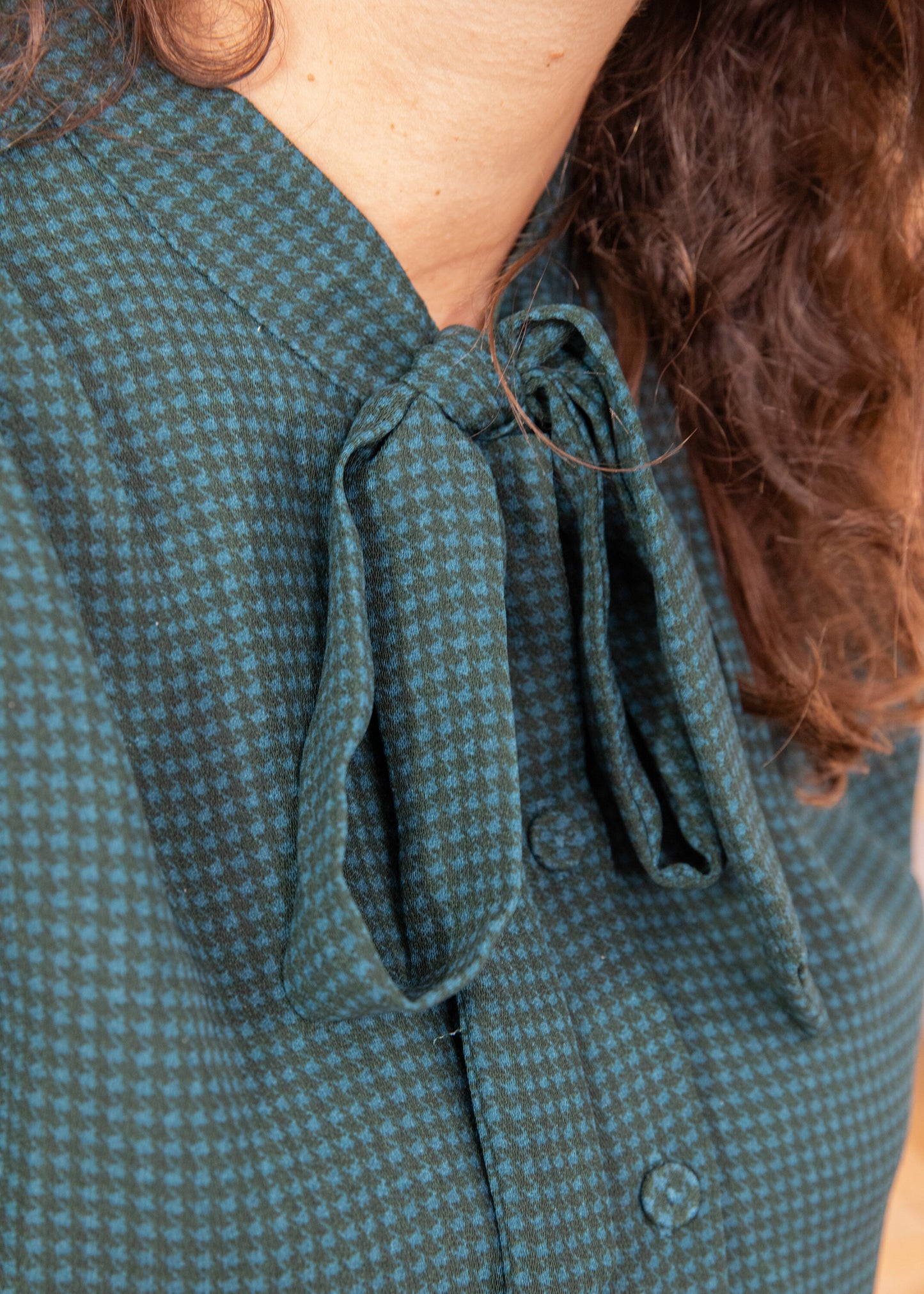 Blouse BRITNEY carreaux vert