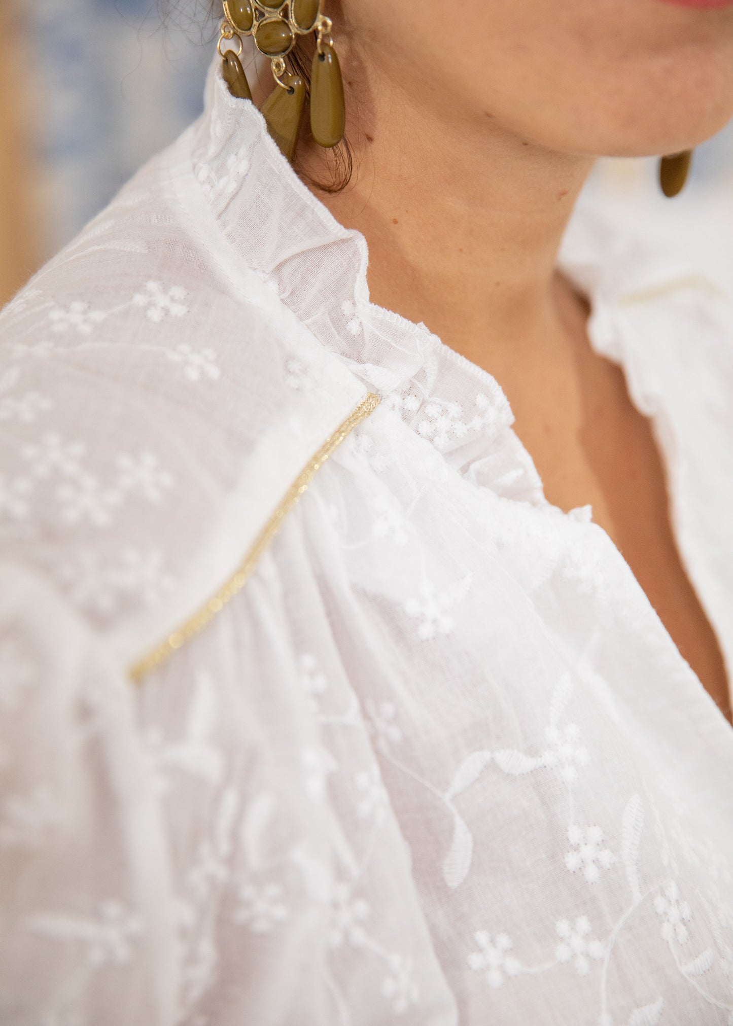Blouse ALIX blanc