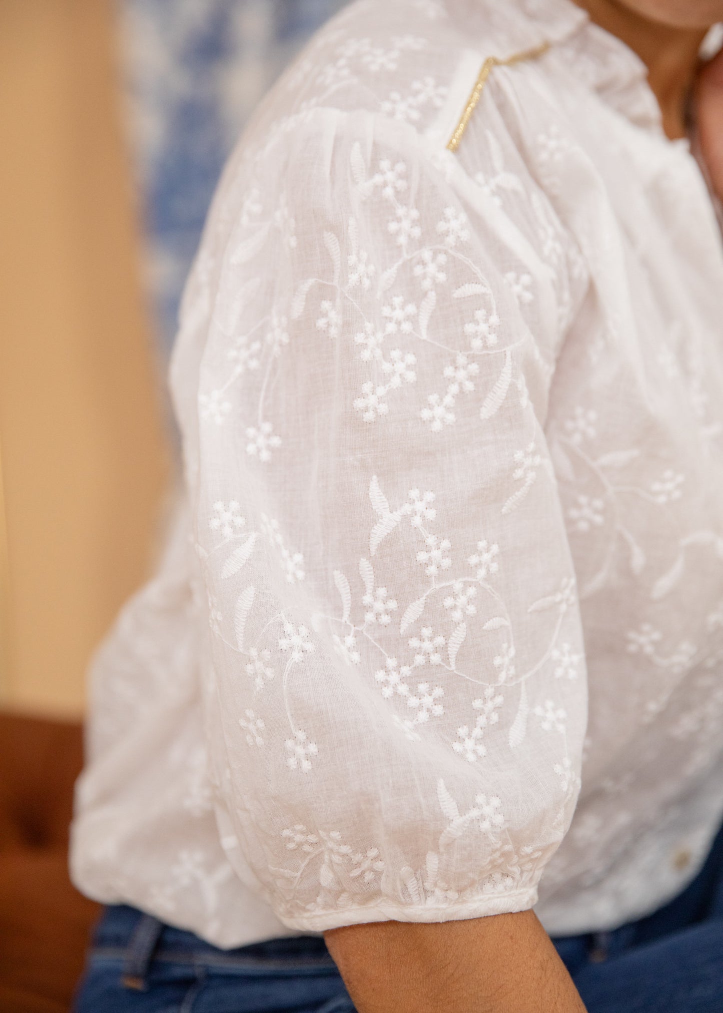 Blouse ALIX blanc