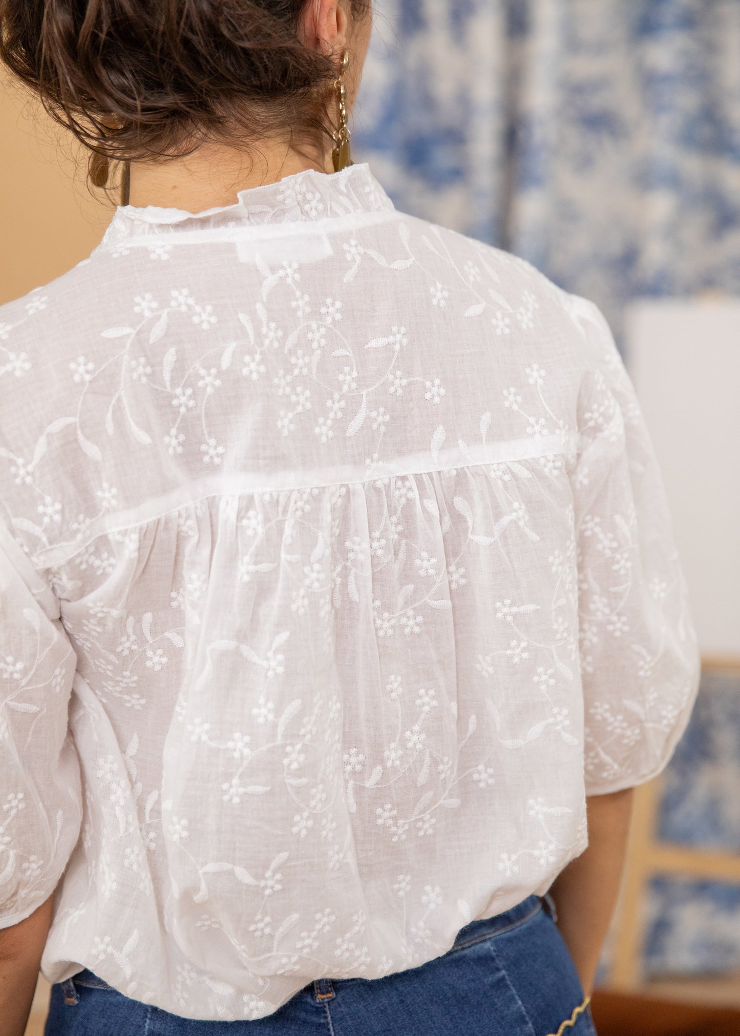 Blouse ALIX blanc