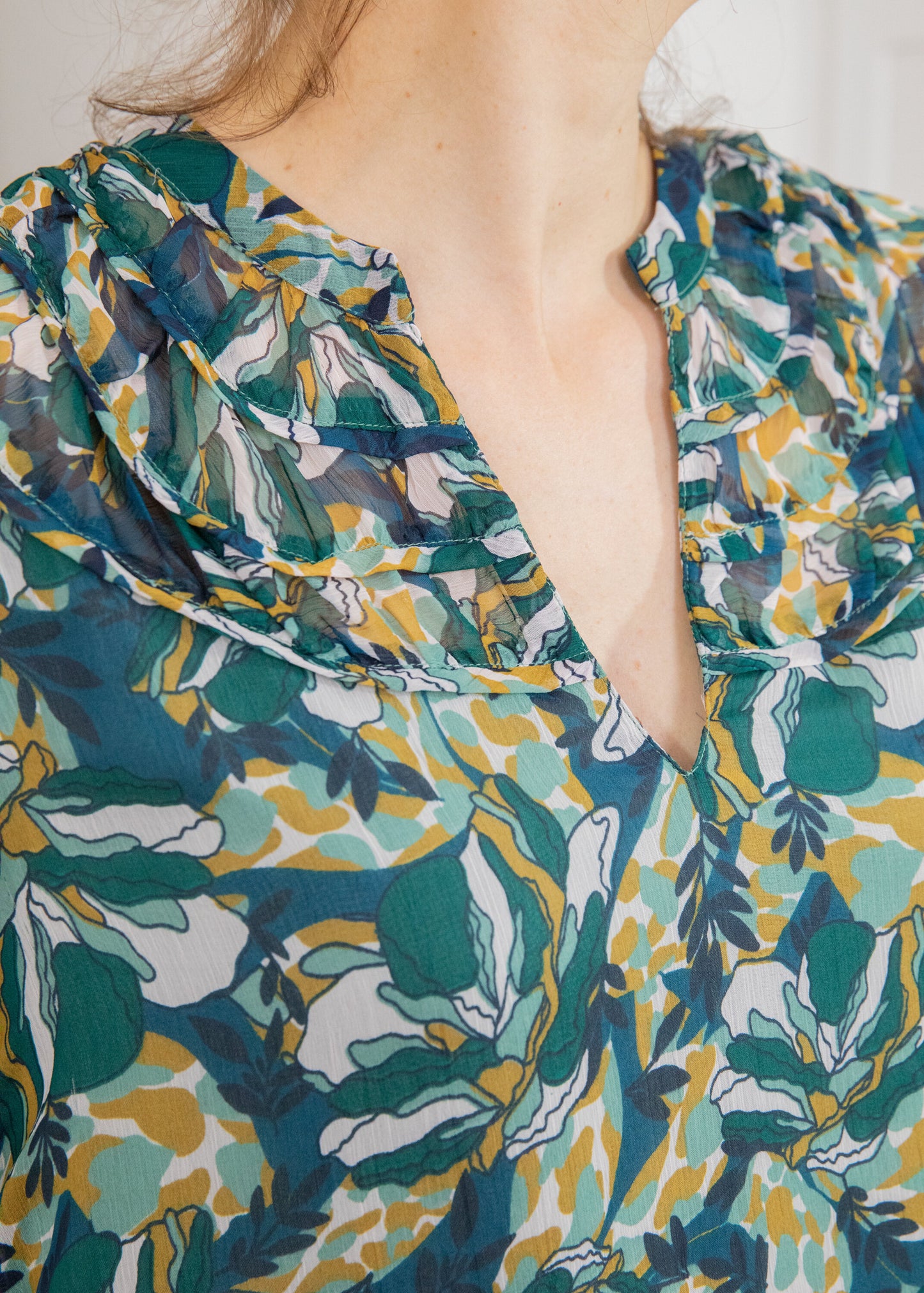 Robe ONTIBE pétrole