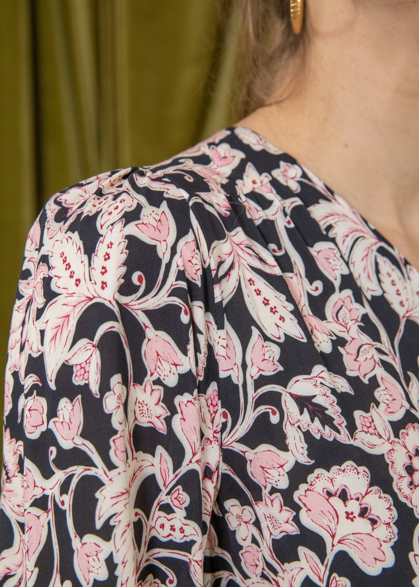 Robe longue MADELEINE noir