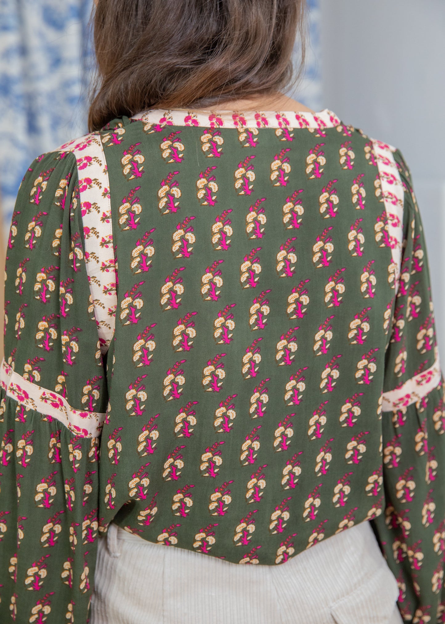 Blouse PEPITO kaki