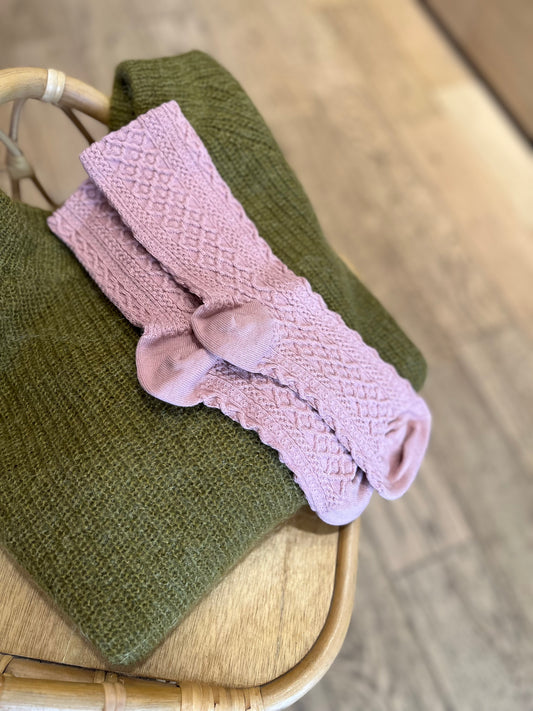 Chaussettes HONEYCOMB rose