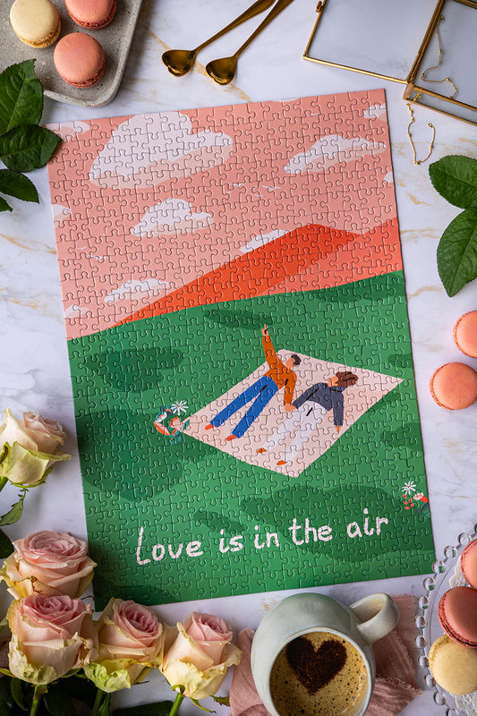 Puzzle 500 pièces LOVE IS IN THE AIR