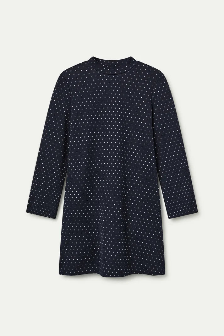 Robe IRENE jacquard pois