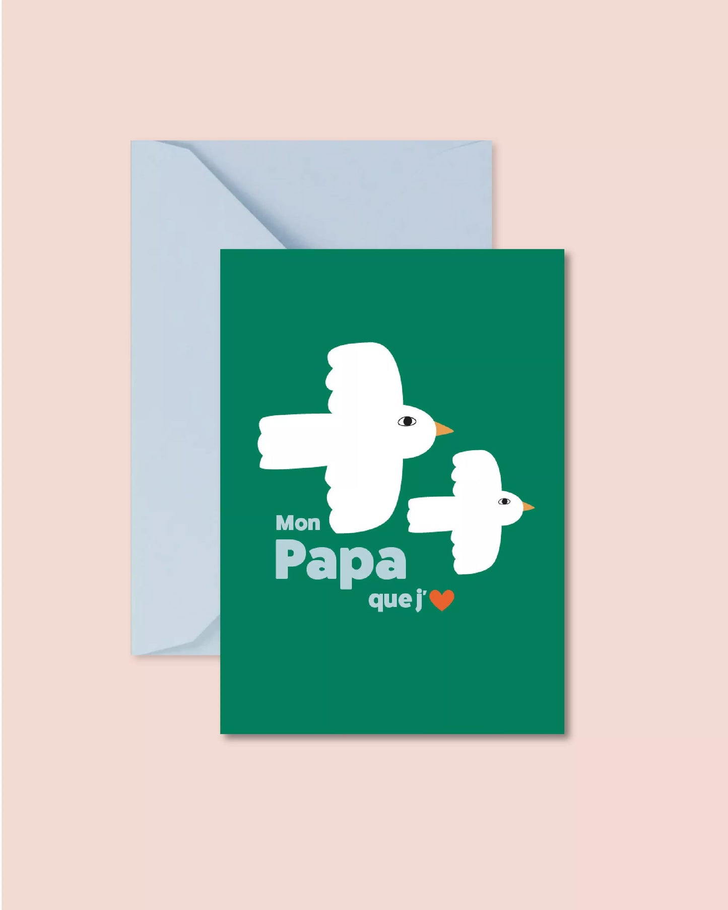 Carte postale PAPA QUE J'AIME