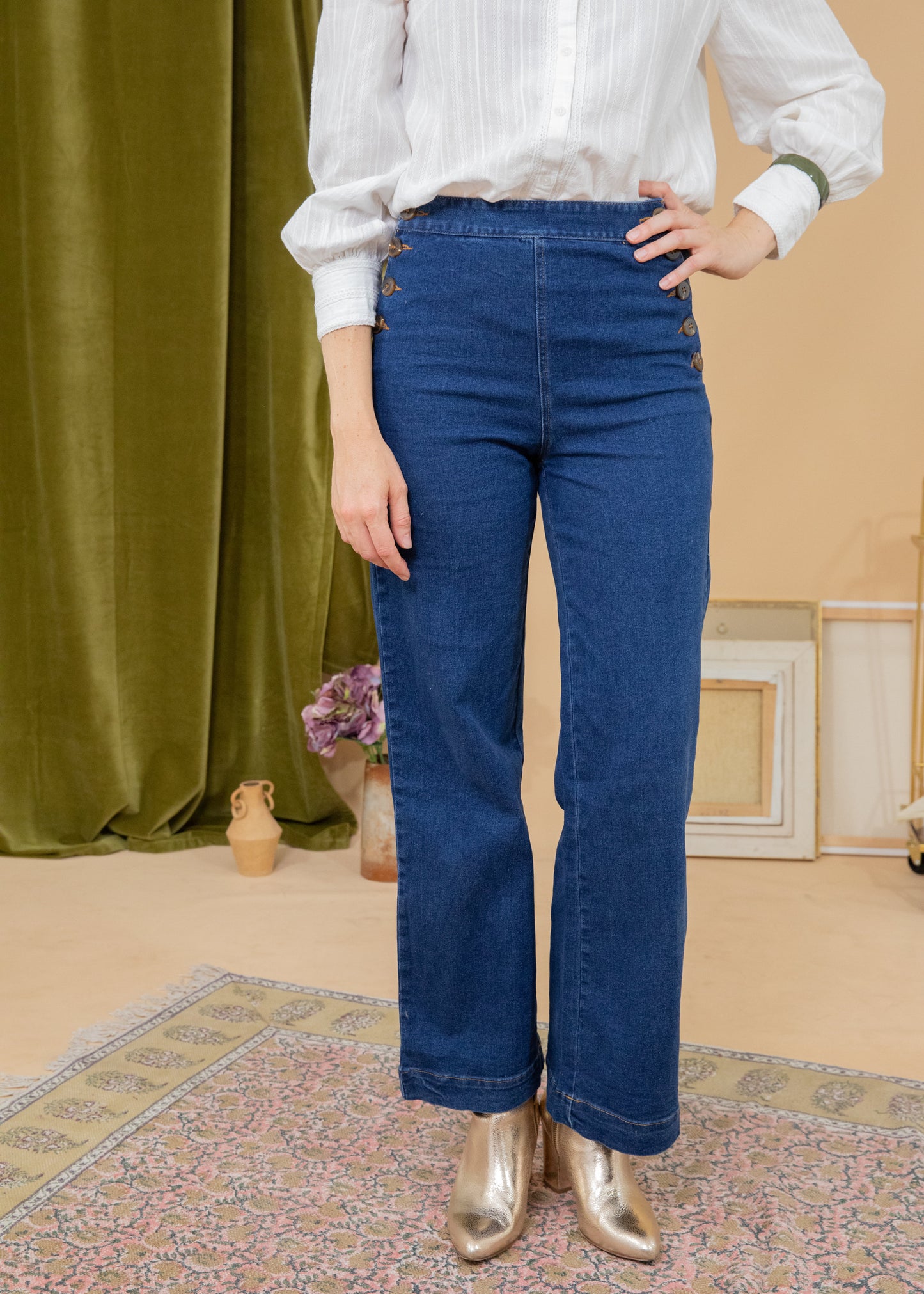 Jeans JESS denim foncé