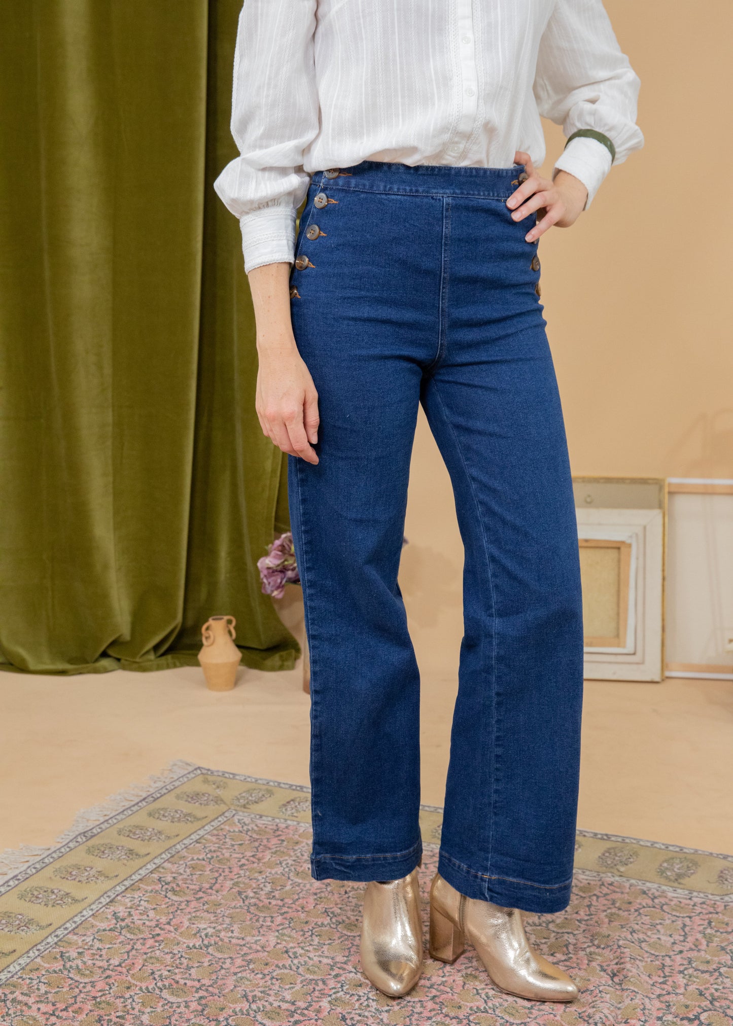 Jeans JESS denim foncé