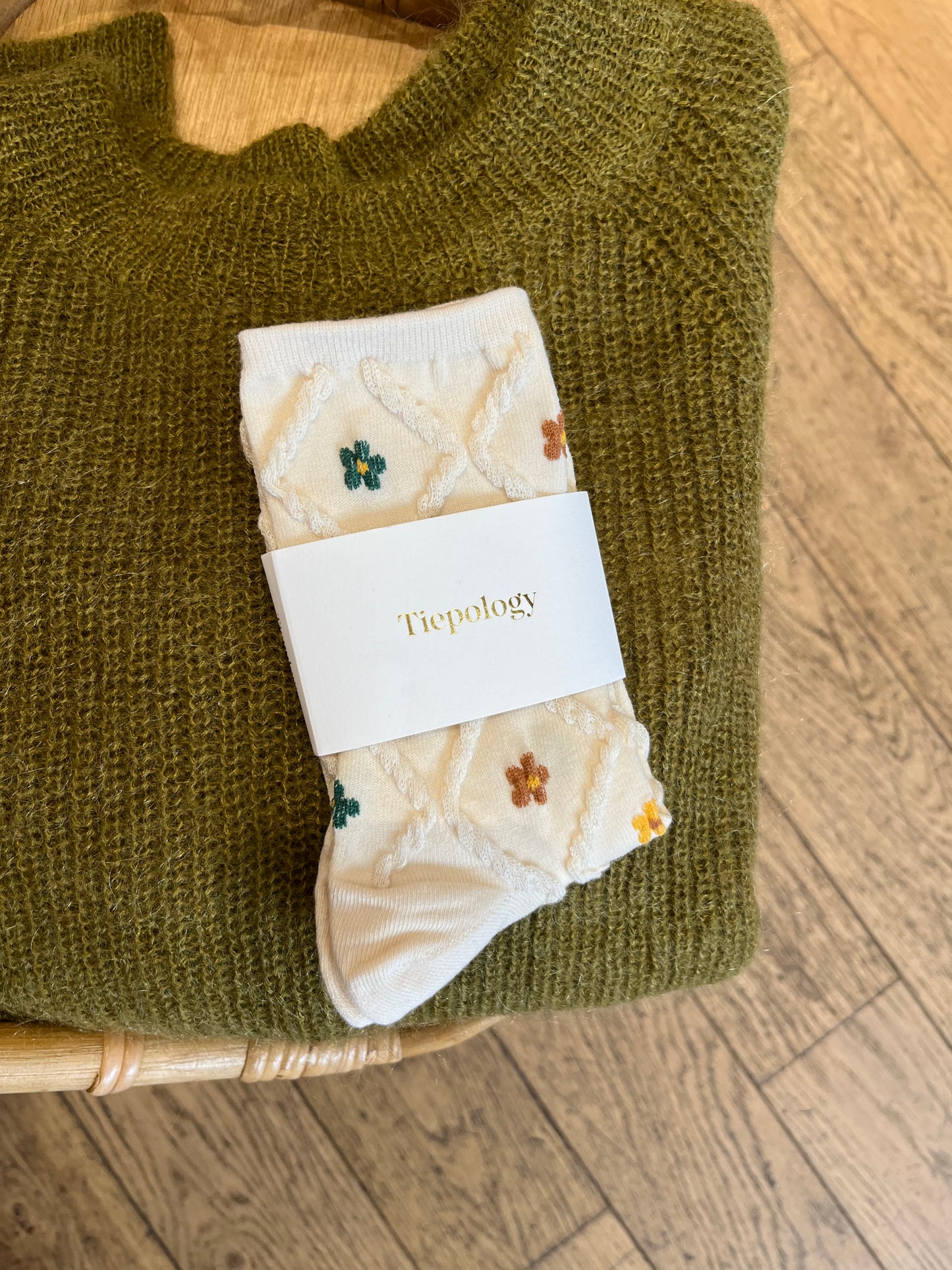 Chaussettes ANN COTTAGE écrues