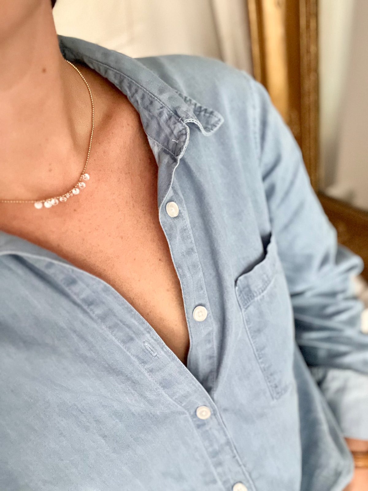 Collier MARIETTE pendentifs cristaux