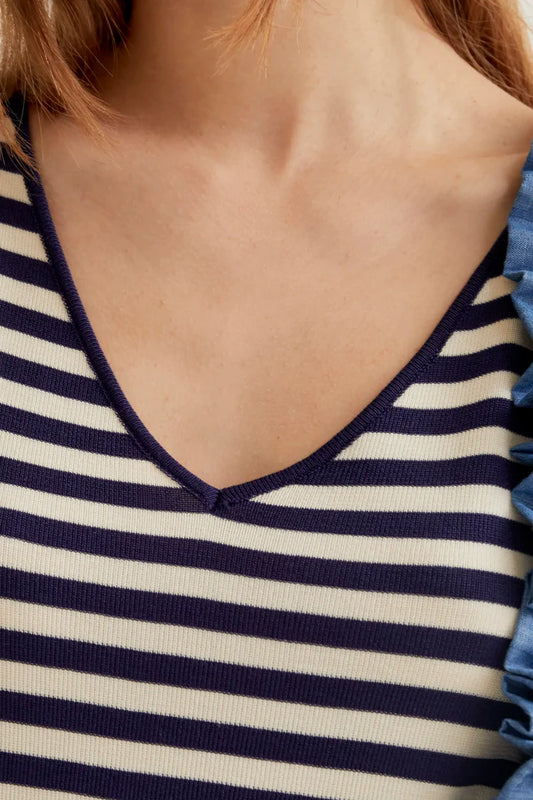 Robe marinière HORTENSE bleue